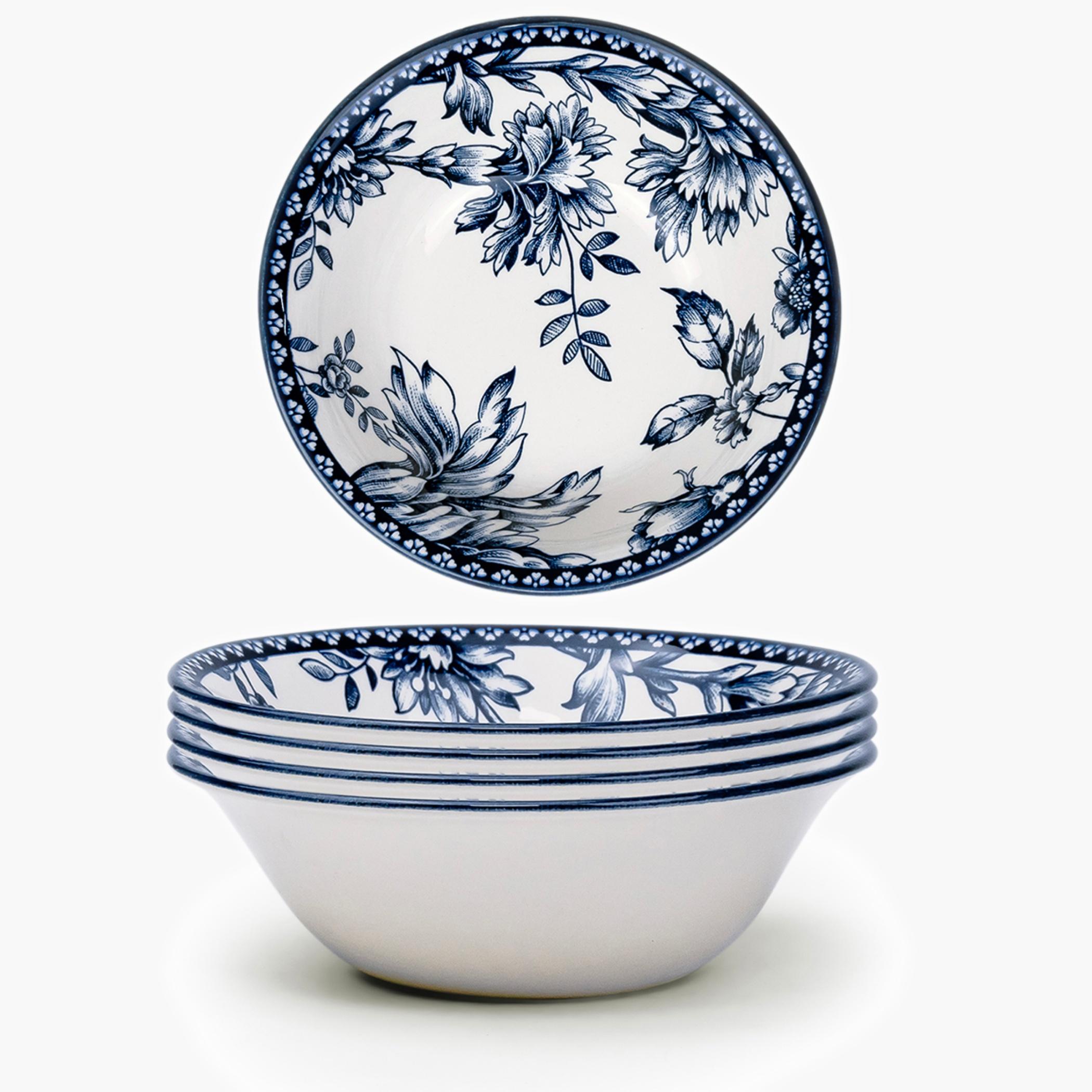 كلايتانطقم أوعية سيراميك مزخرفة بالزهور-household-dining-dinnerware-bowls-image-1