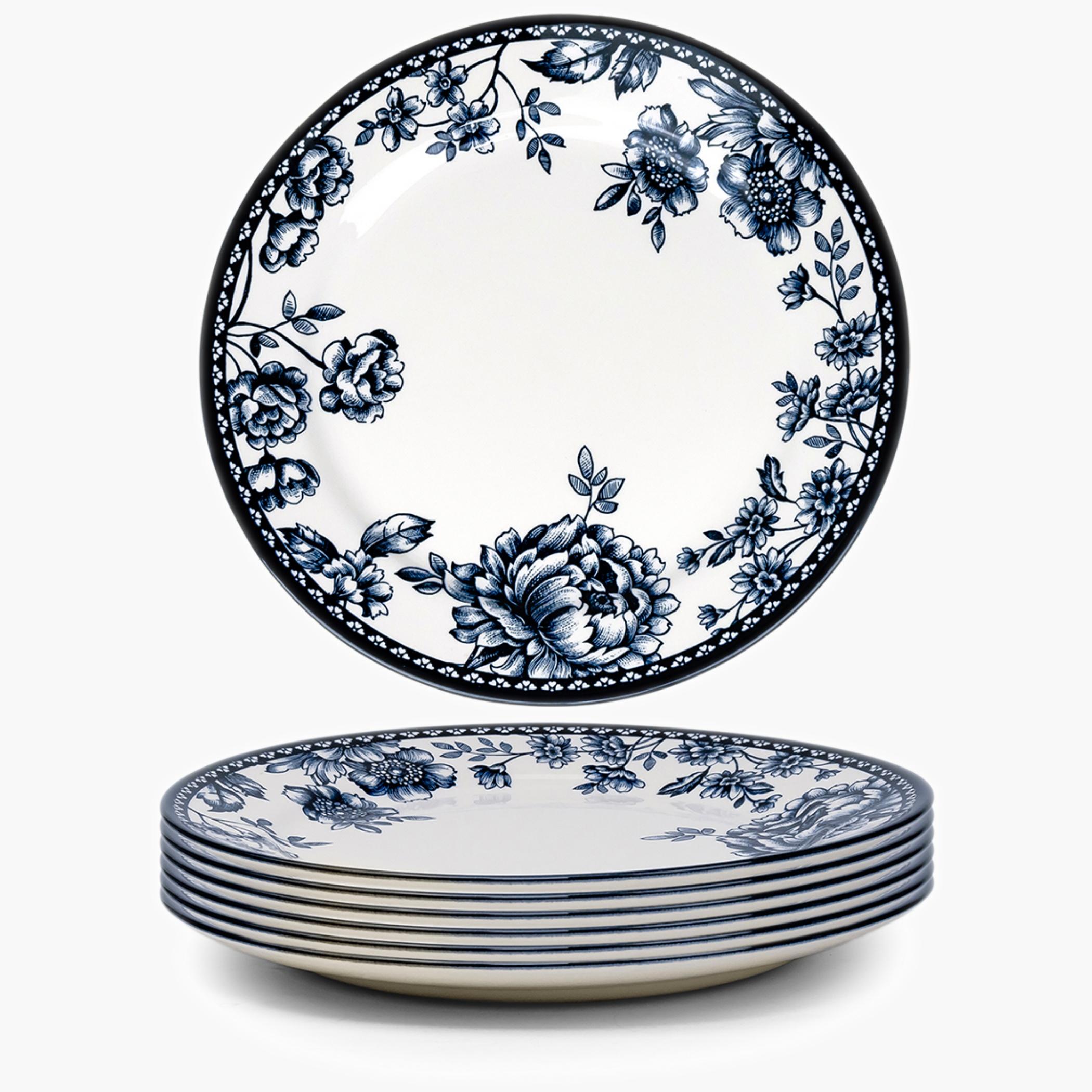 كلايتانطقم أطباق عشاء بنمط زهري-household-dining-dinnerware-plates-image-1