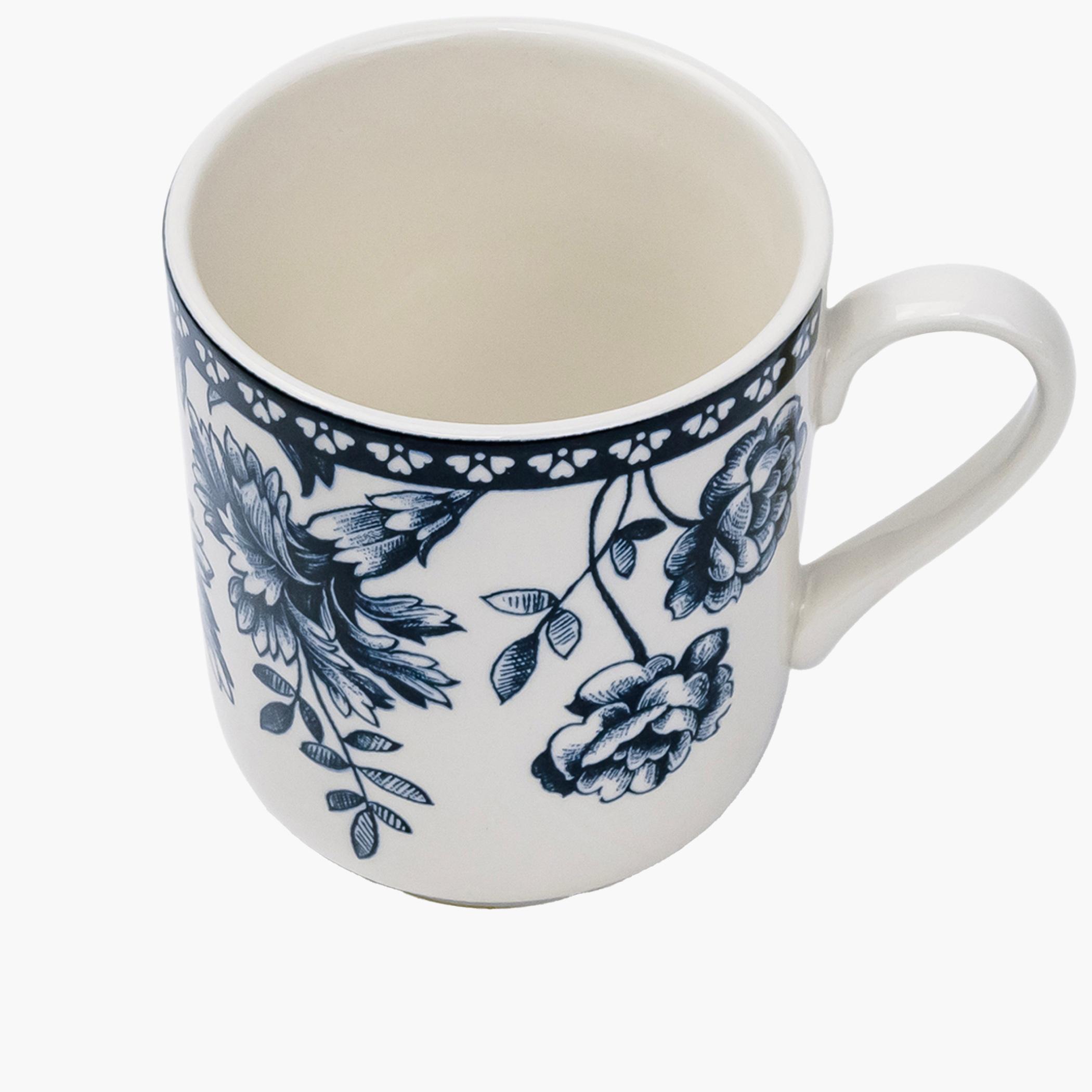 Floral Pattern Ceramic Mug-household-dining-teaandcoffee-mugsandcups-image-1