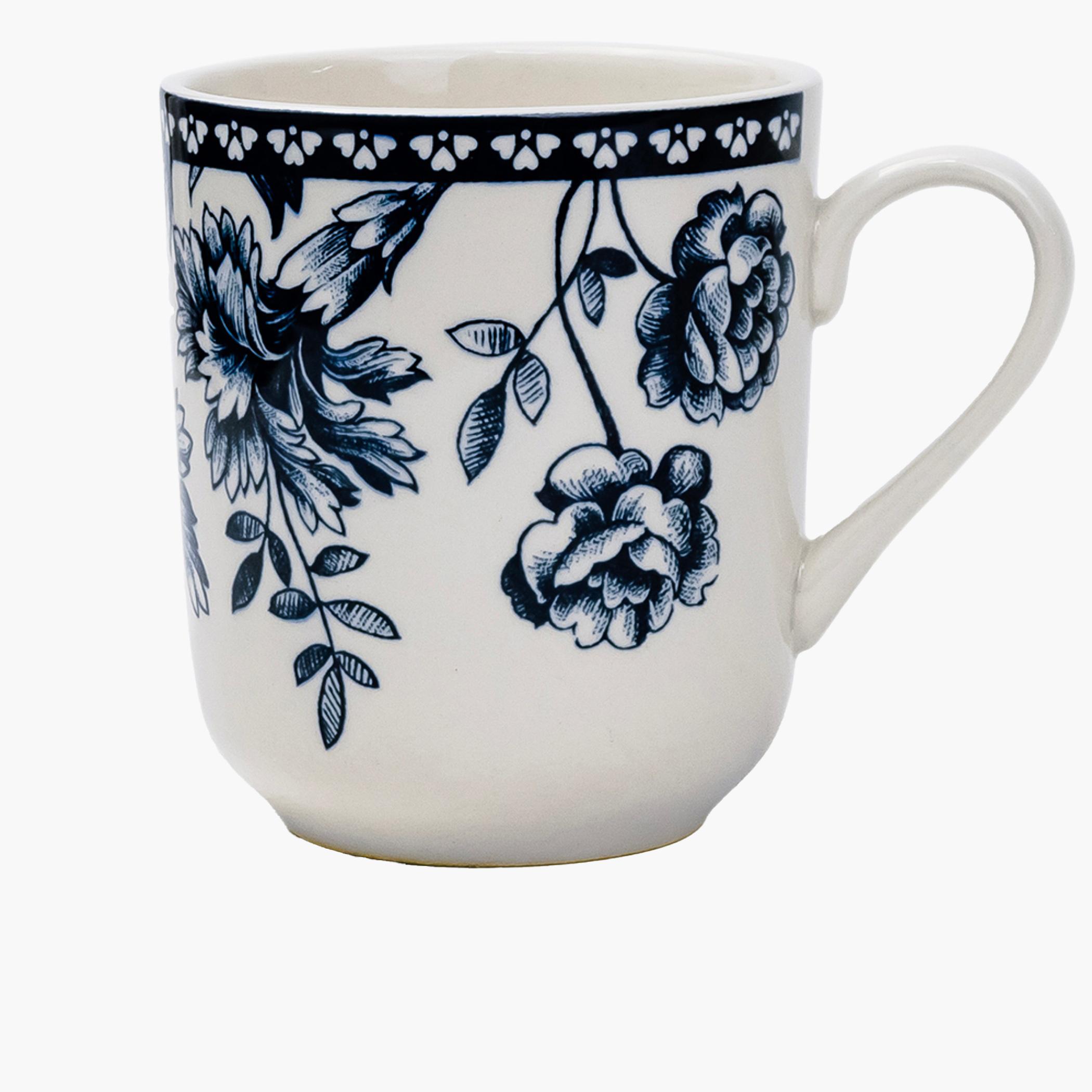 Floral Pattern Ceramic Mug-household-dining-teaandcoffee-mugsandcups-image-3