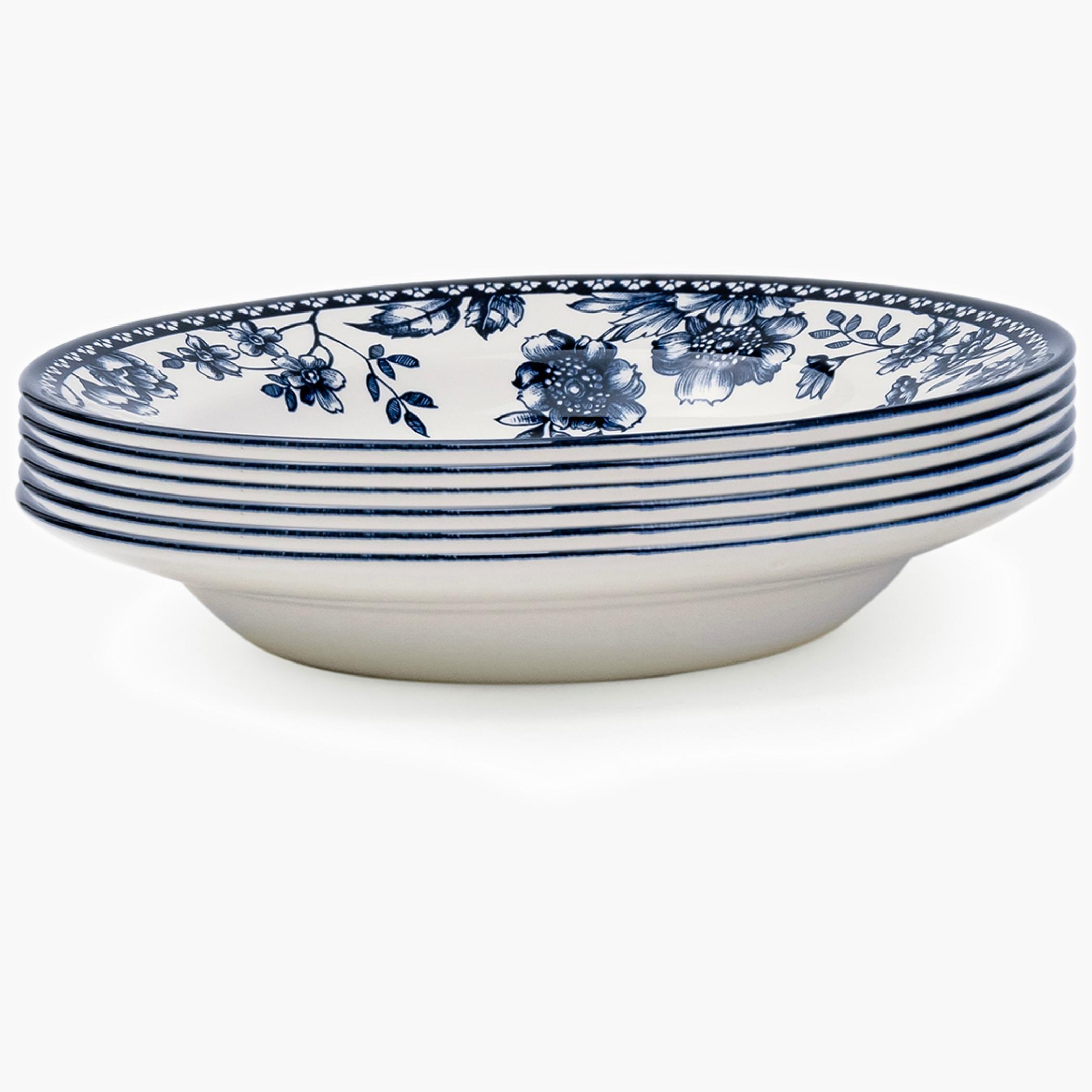 Floral Ceramic Dinner Plate Set-household-dining-dinnerware-plates-image-2