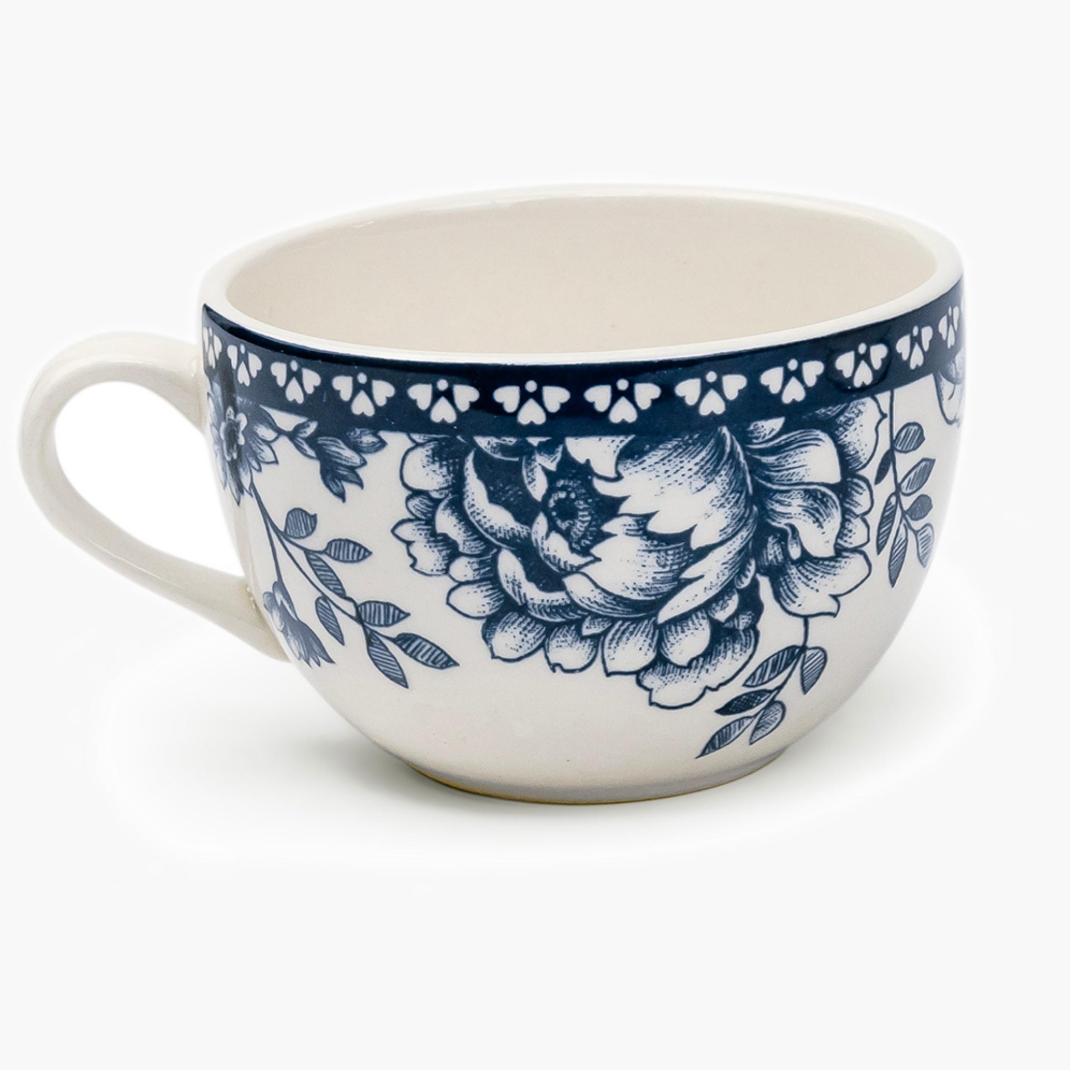 Floral Ceramic Cup Saucer-household-dining-teaandcoffee-mugsandcups-image-3