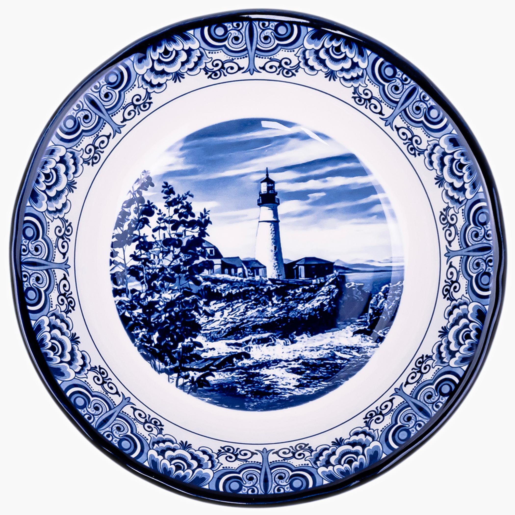 Lighthouse Ceramic Salad Bowl-household-dining-dinnerware-bowls-image-3
