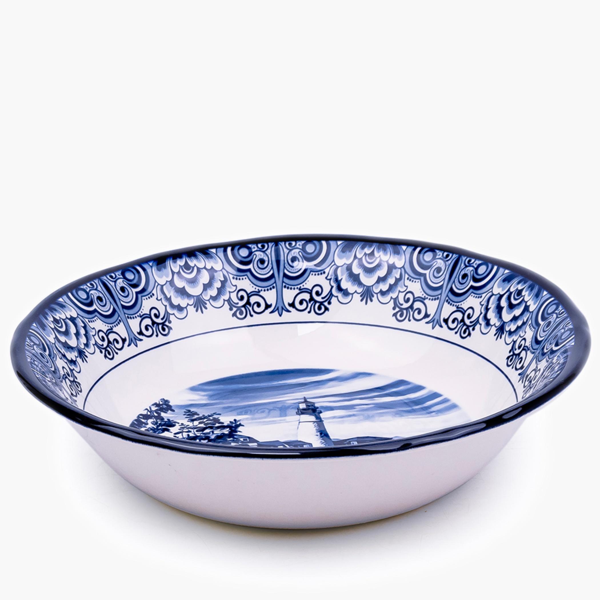 Lighthouse Ceramic Salad Bowl-household-dining-dinnerware-bowls-image-5