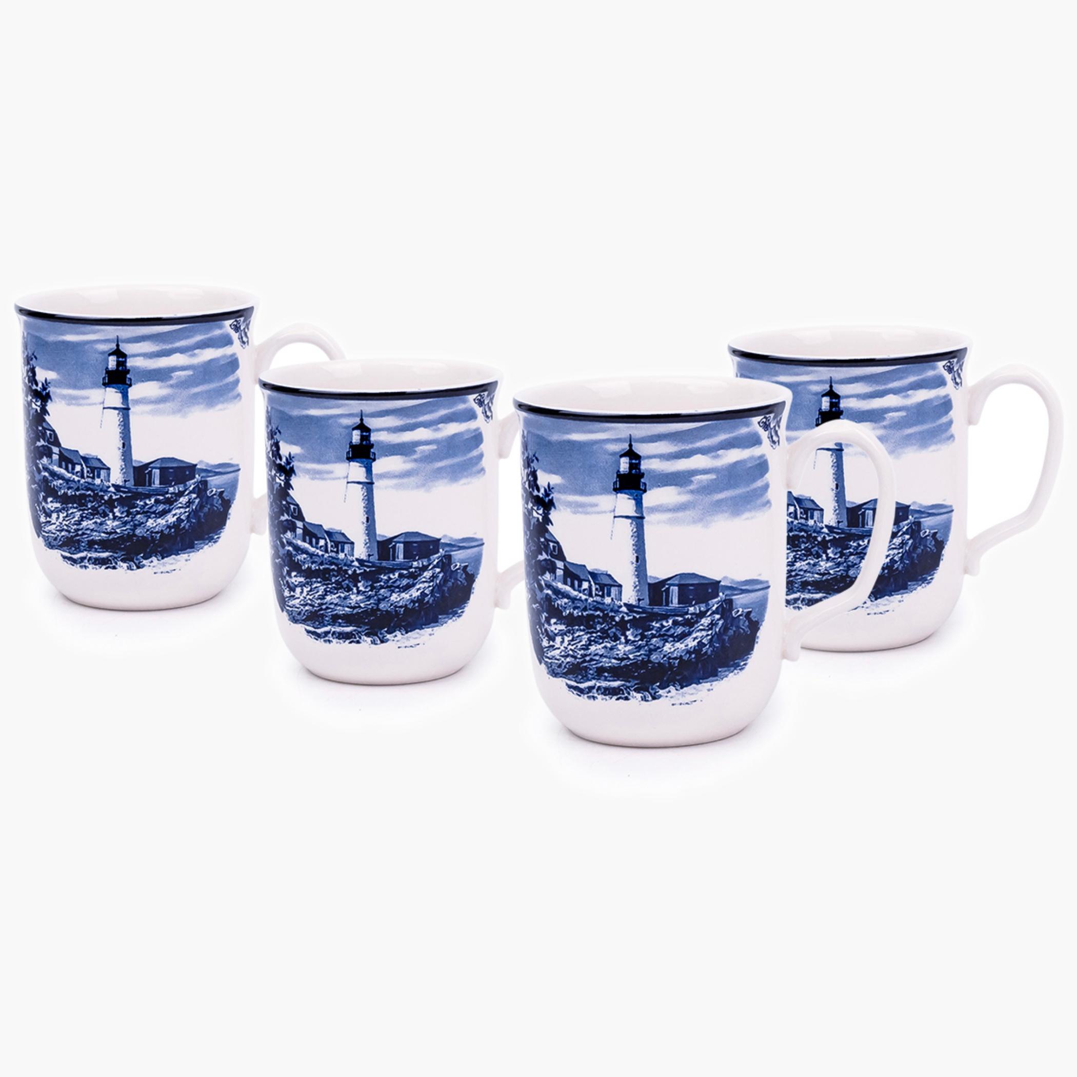 Lighthouse Ceramic Mug Set-household-dining-teaandcoffee-mugsandcups-image-1