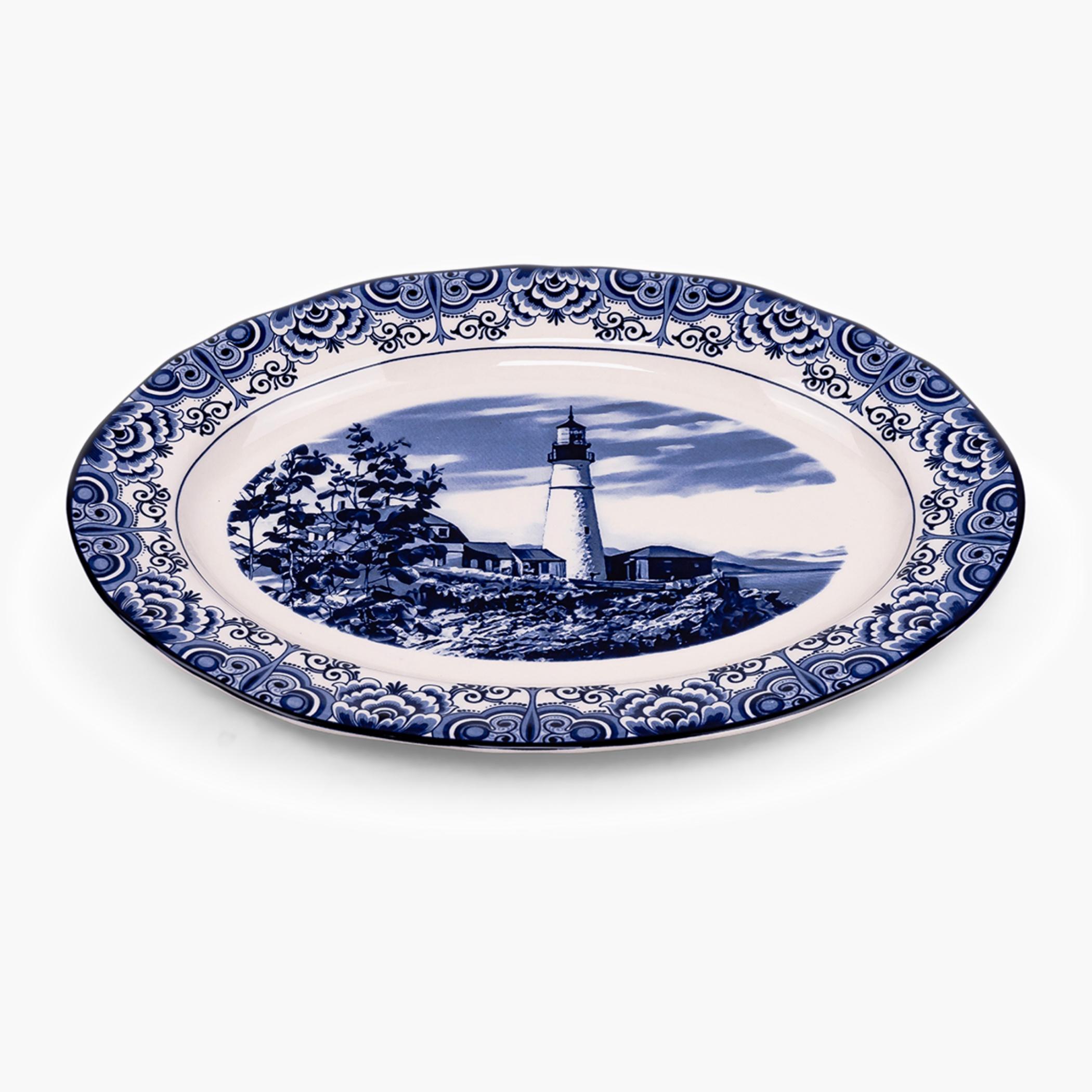 كلايتانطبق بيضاوي سيراميك فنار-household-dining-serveware-servingplatters-image-2