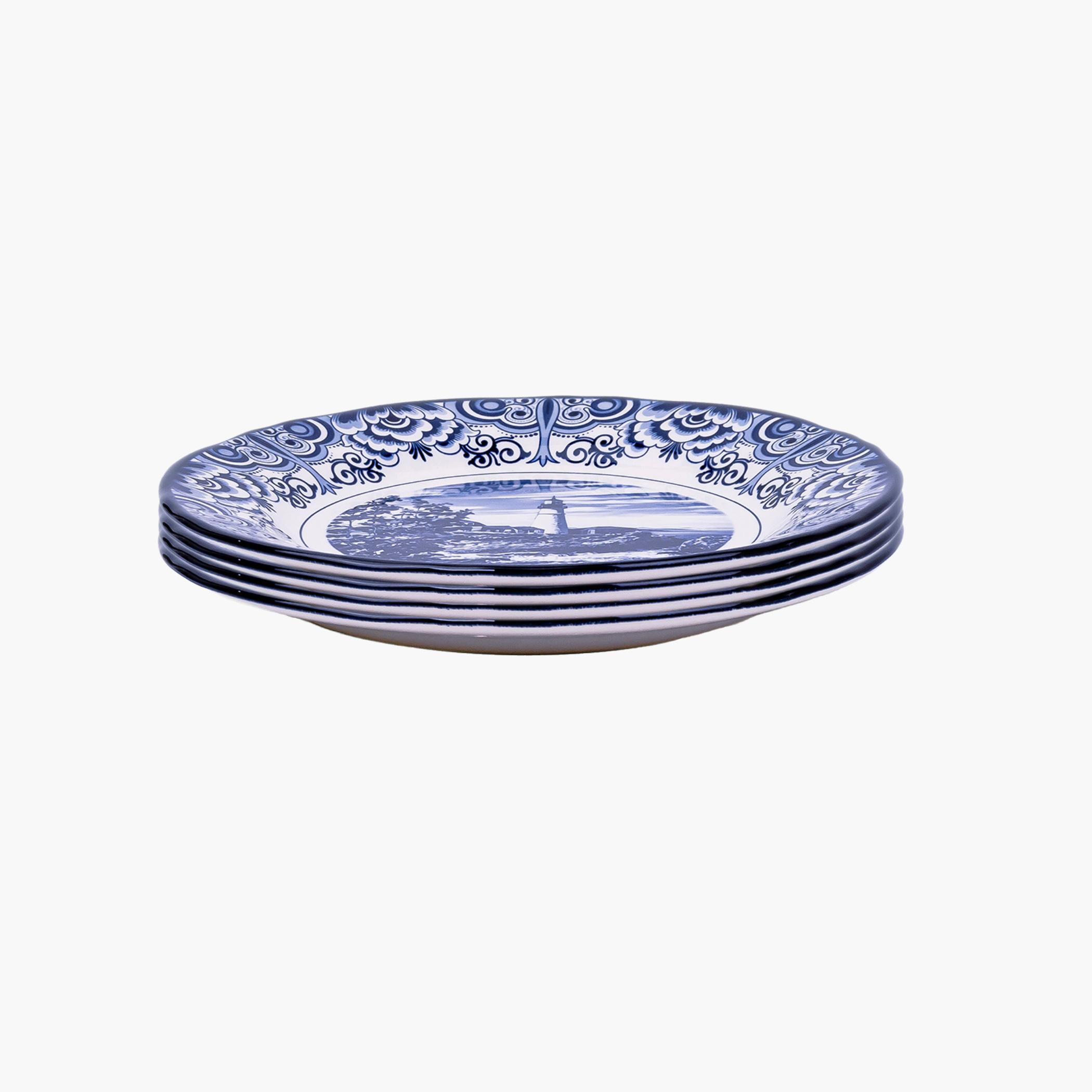 Lighthouse Ceramic Decorative Plate Set-household-dining-dinnerware-plates-image-2