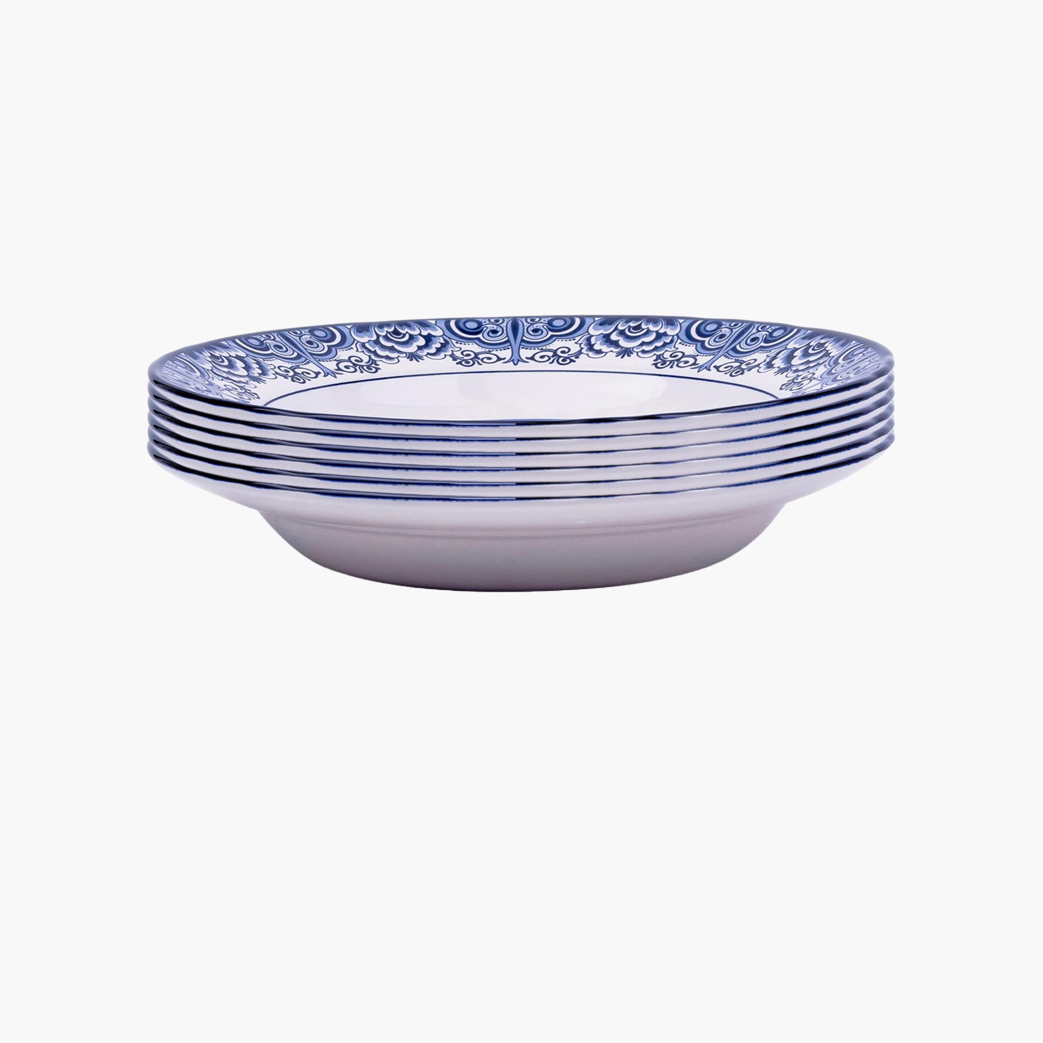 Lighthouse Ceramic Soup Plate Set-household-dining-dinnerware-plates-image-2
