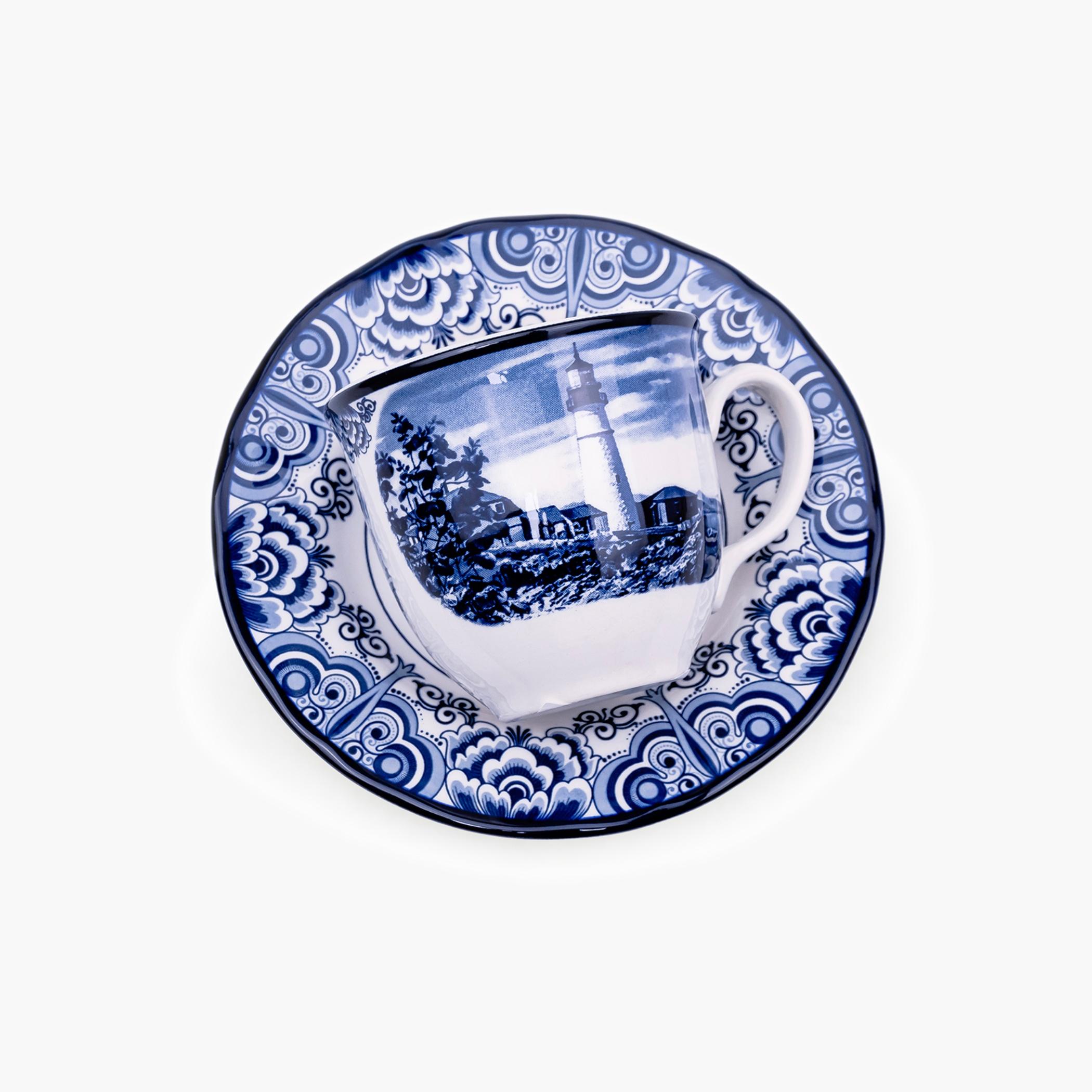 Scenic Print Porcelain Coffee Cup-household-dining-teaandcoffee-mugsandcups-image-1