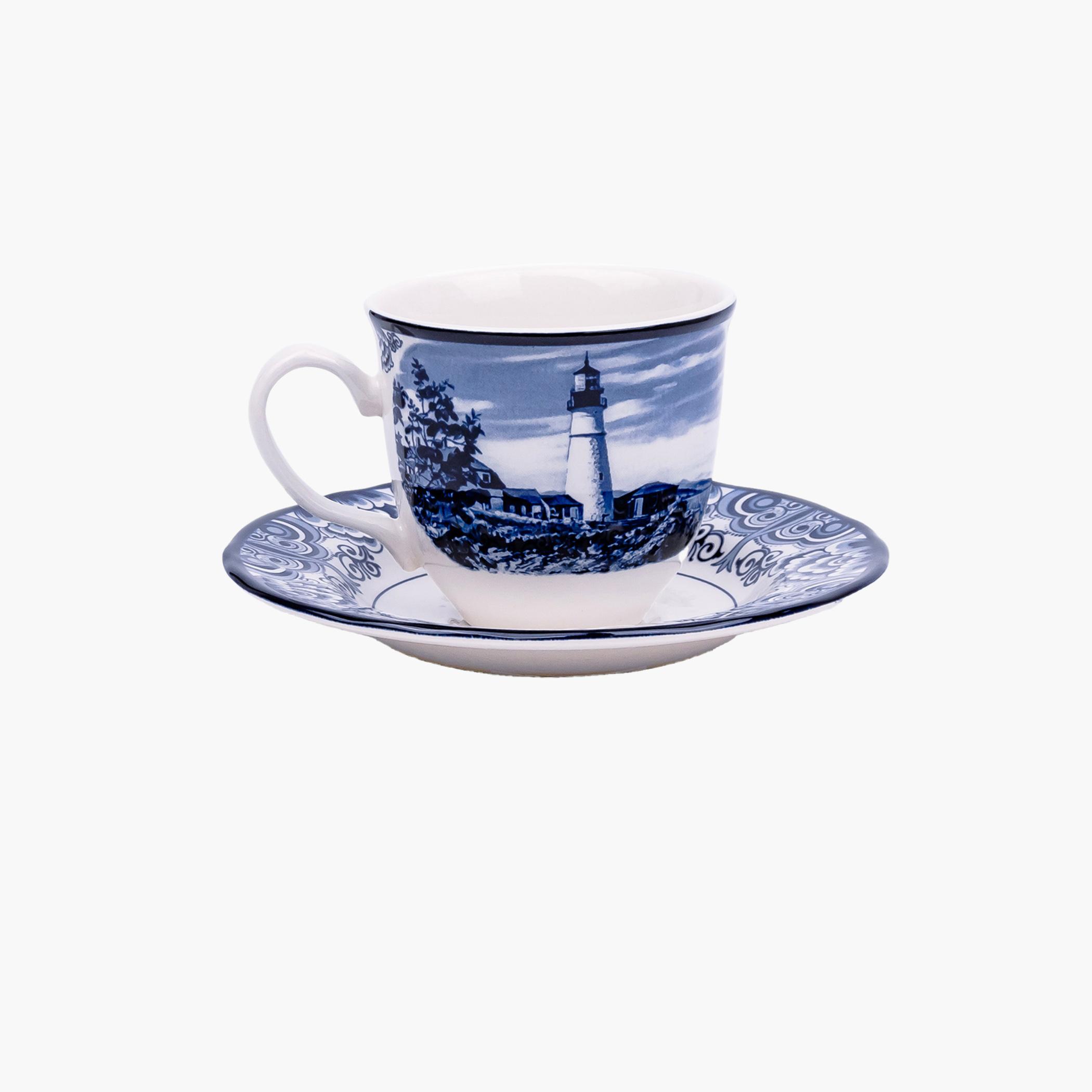Lighthouse Scenic Porcelain Coffee Cup-household-dining-teaandcoffee-mugsandcups-image-2