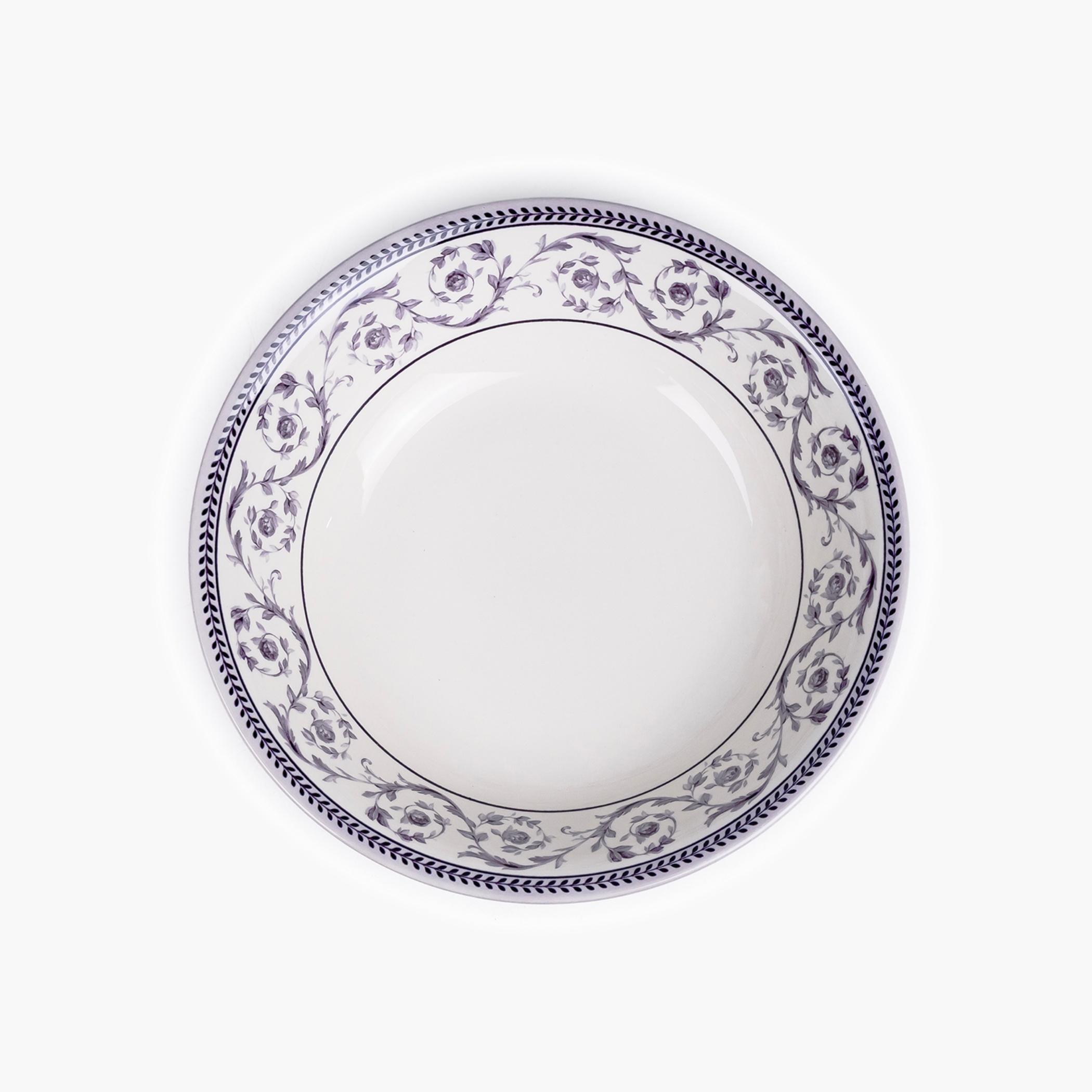 كلايتانوعاء تقديم بورسلين بنقوش زهرية-household-dining-dinnerware-bowls-image-3