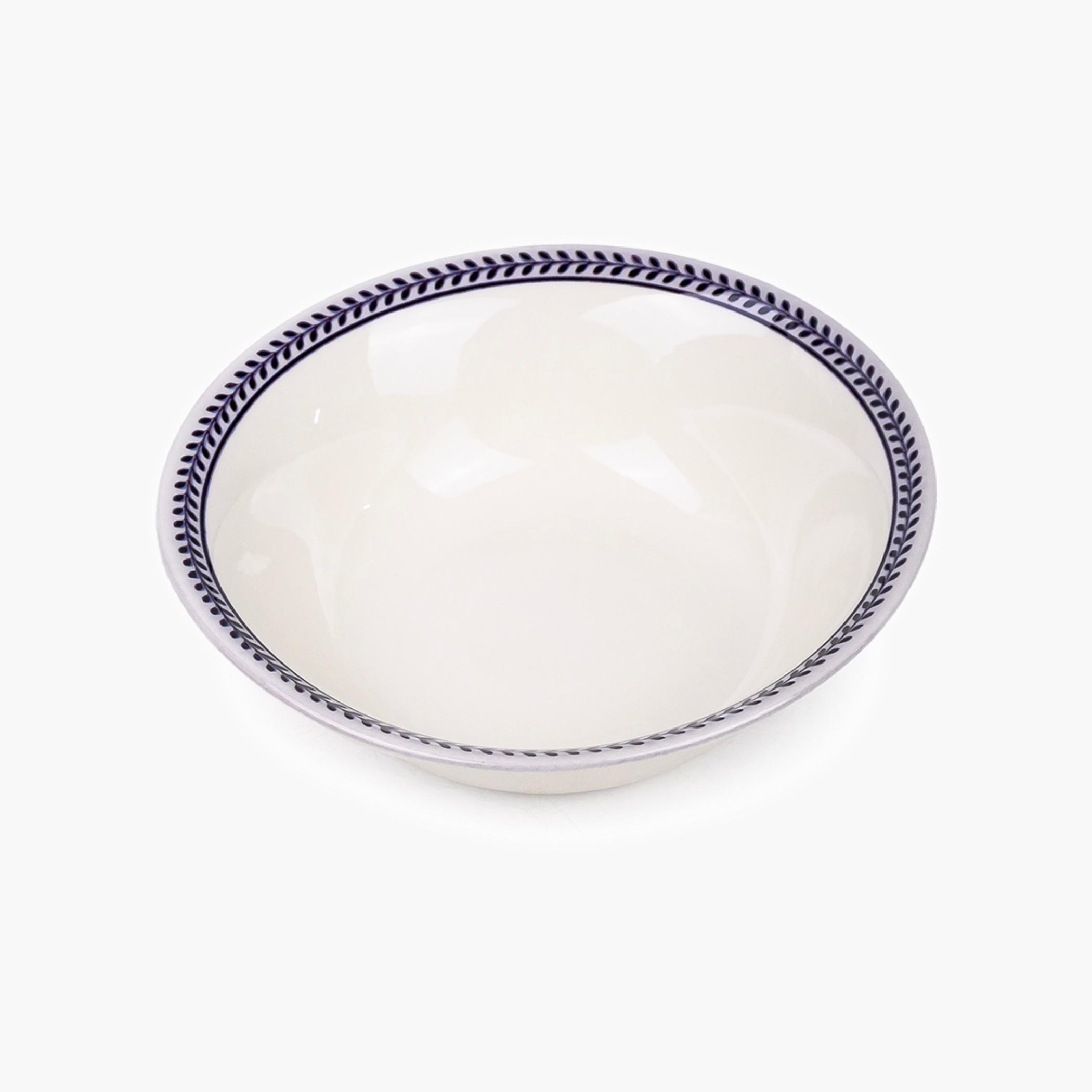 كلايتانوعاء حبوب بورسلين بحافة مزخرفة-household-dining-dinnerware-bowls-image-2