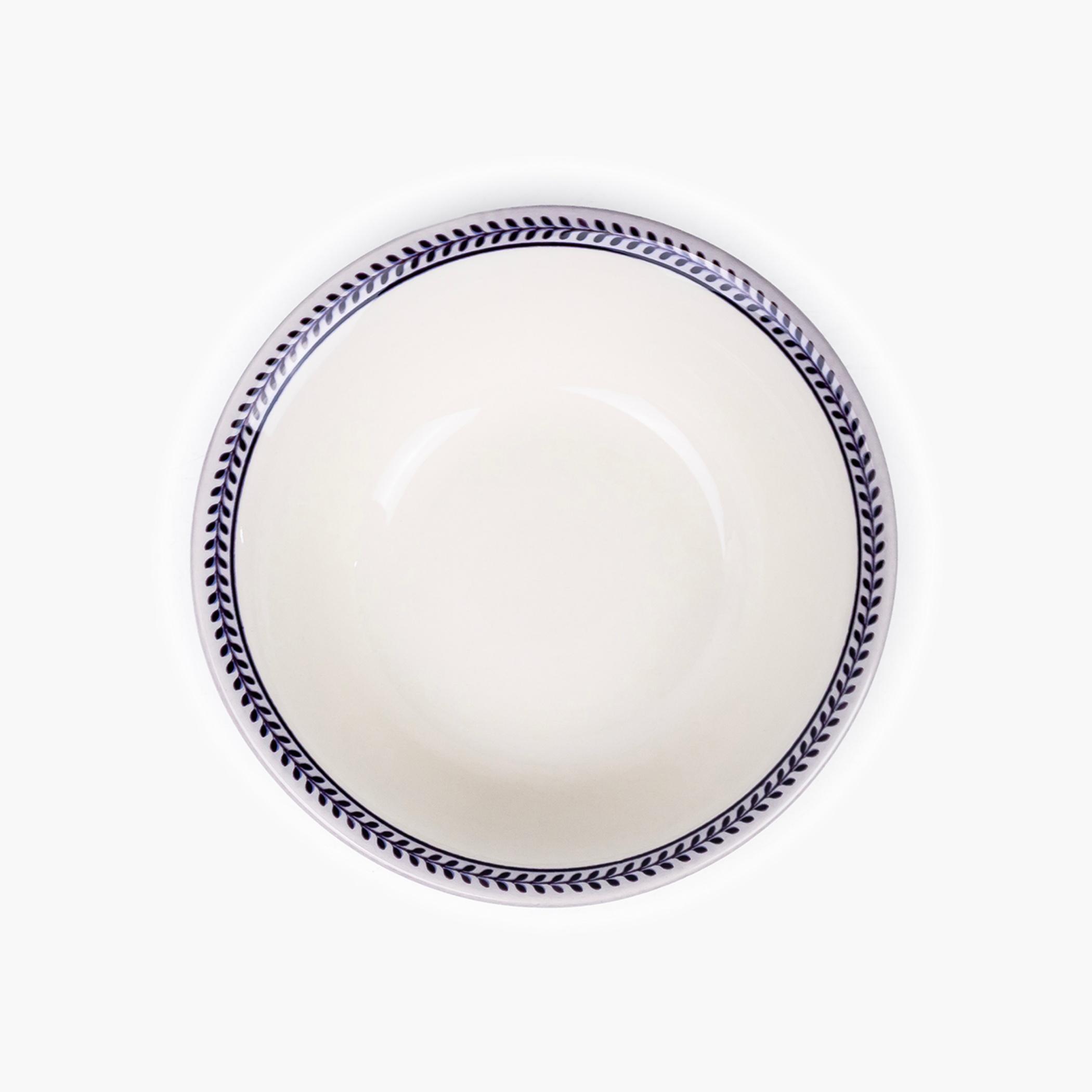 Patterned Rim Porcelain Cereal Bowl-household-dining-dinnerware-bowls-image-3