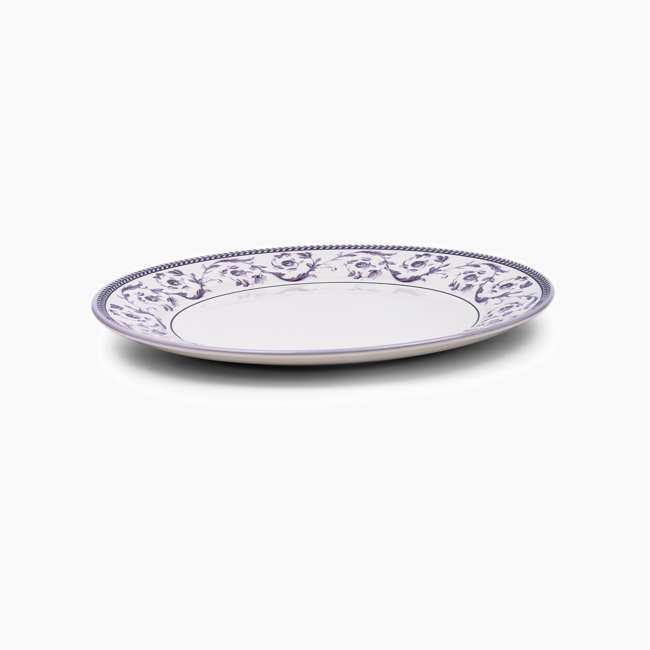 كلايتانطبق عشاء خزفي مزخرف-household-dining-dinnerware-plates-image-2