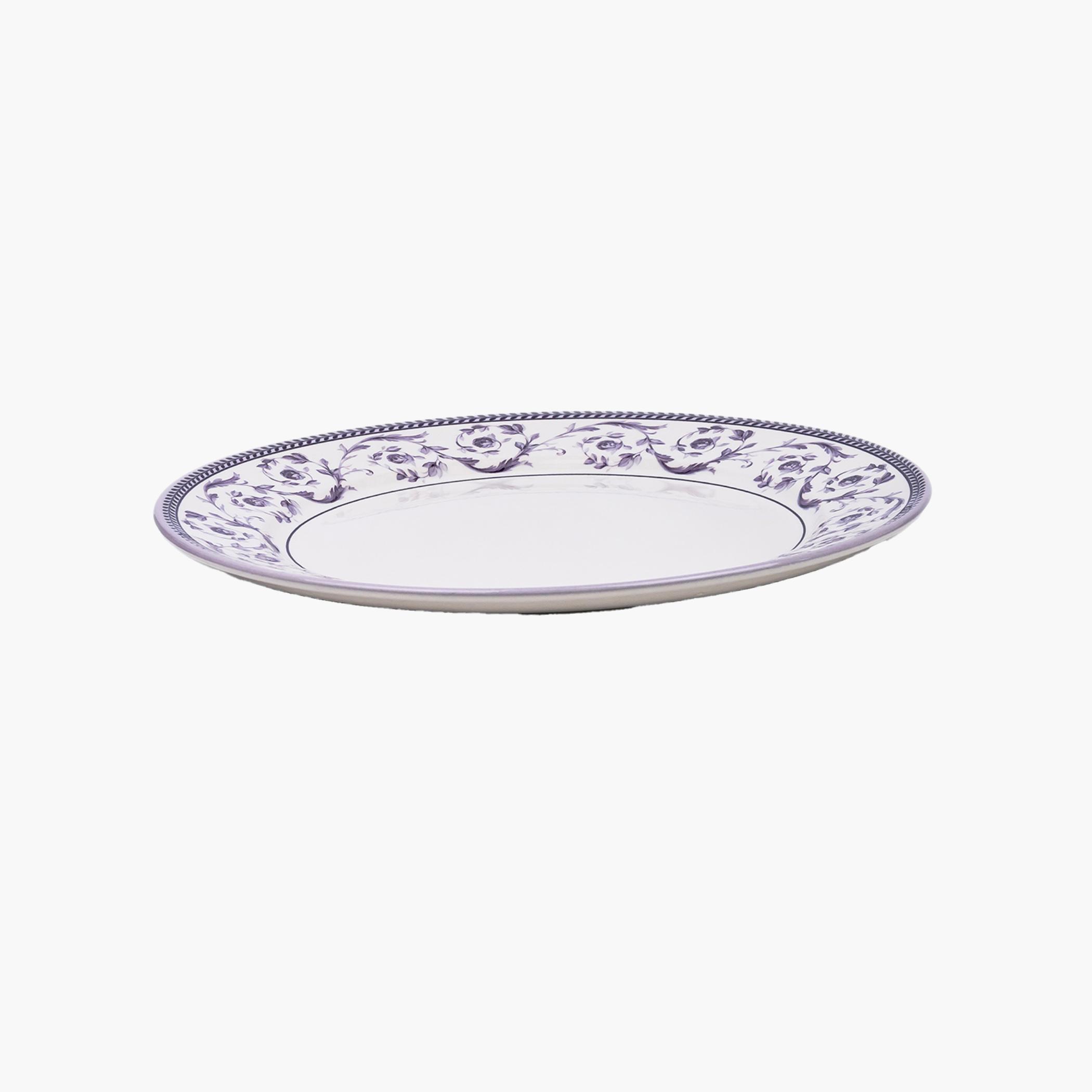 كلايتانطبق عشاء سيراميك بنمط زهري-household-dining-dinnerware-plates-image-2
