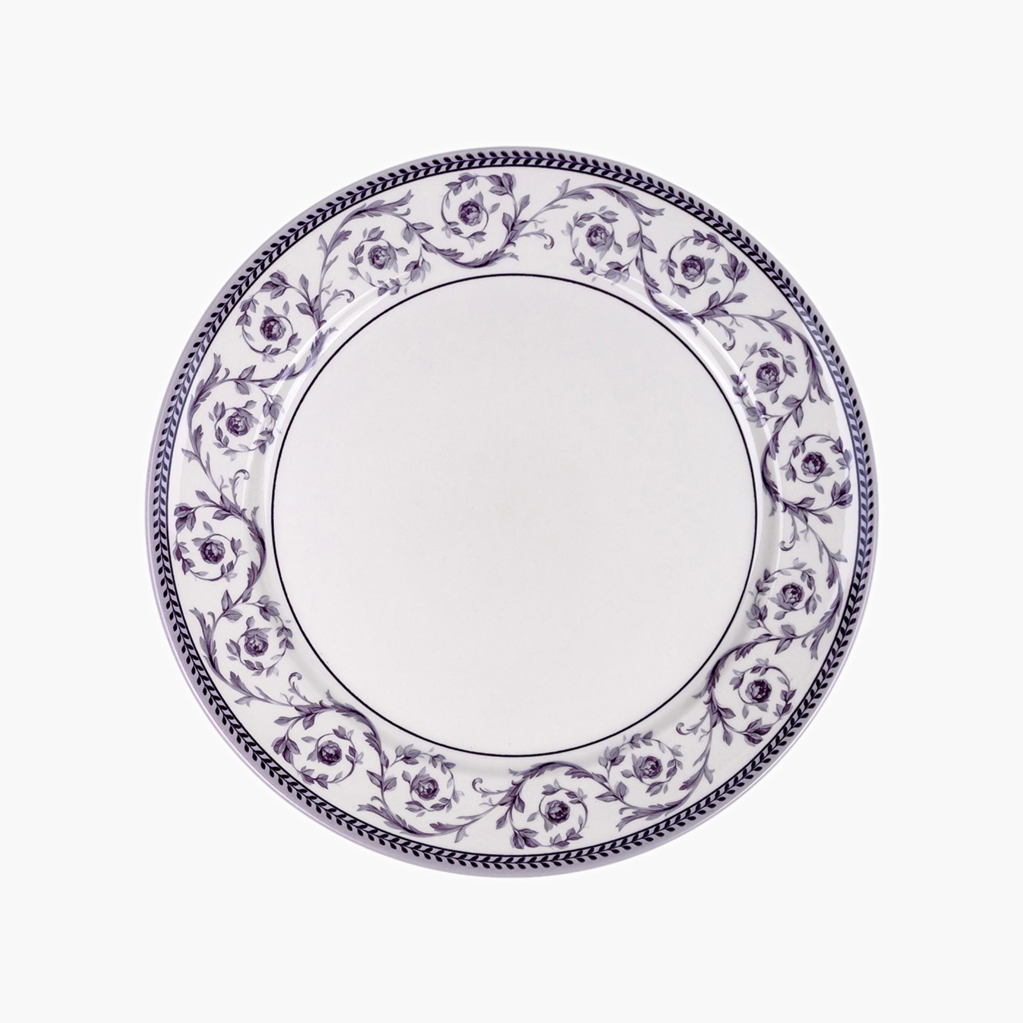 كلايتانطبق عشاء سيراميك بنمط زهري-household-dining-dinnerware-plates-image-3