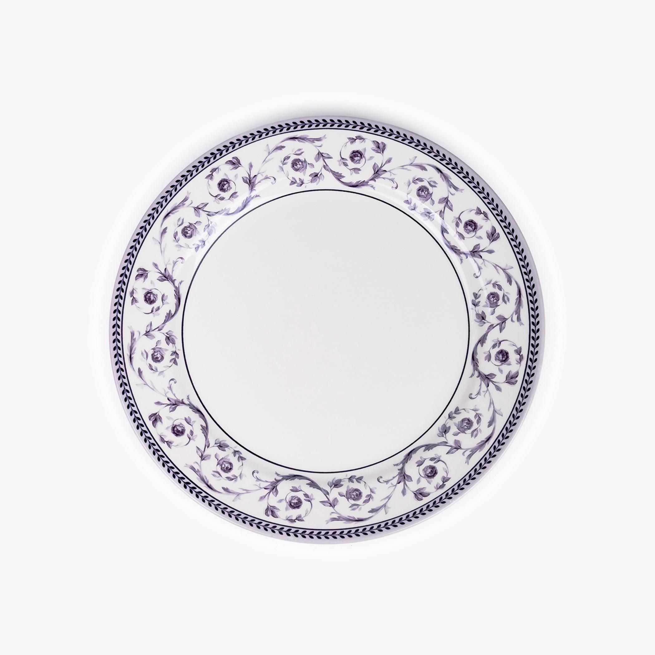 Patterned Ceramic Dinner Plate-household-dining-dinnerware-plates-image-1