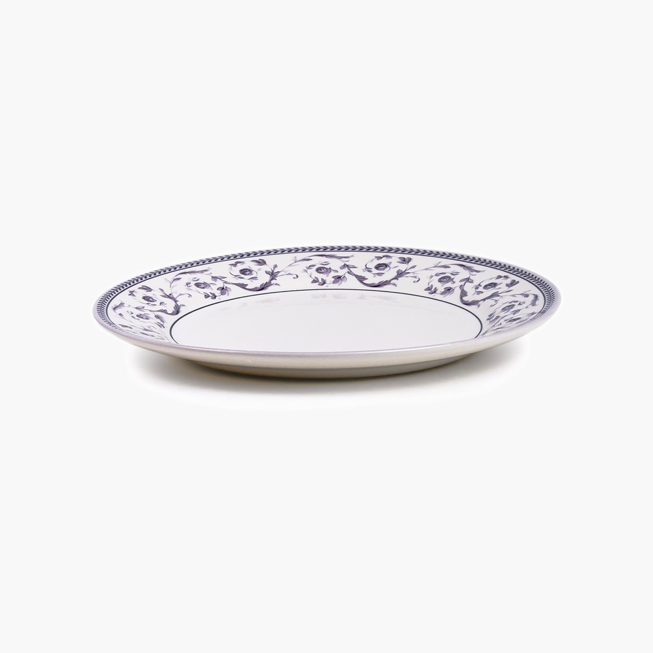 Patterned Ceramic Dinner Plate-household-dining-dinnerware-plates-image-2