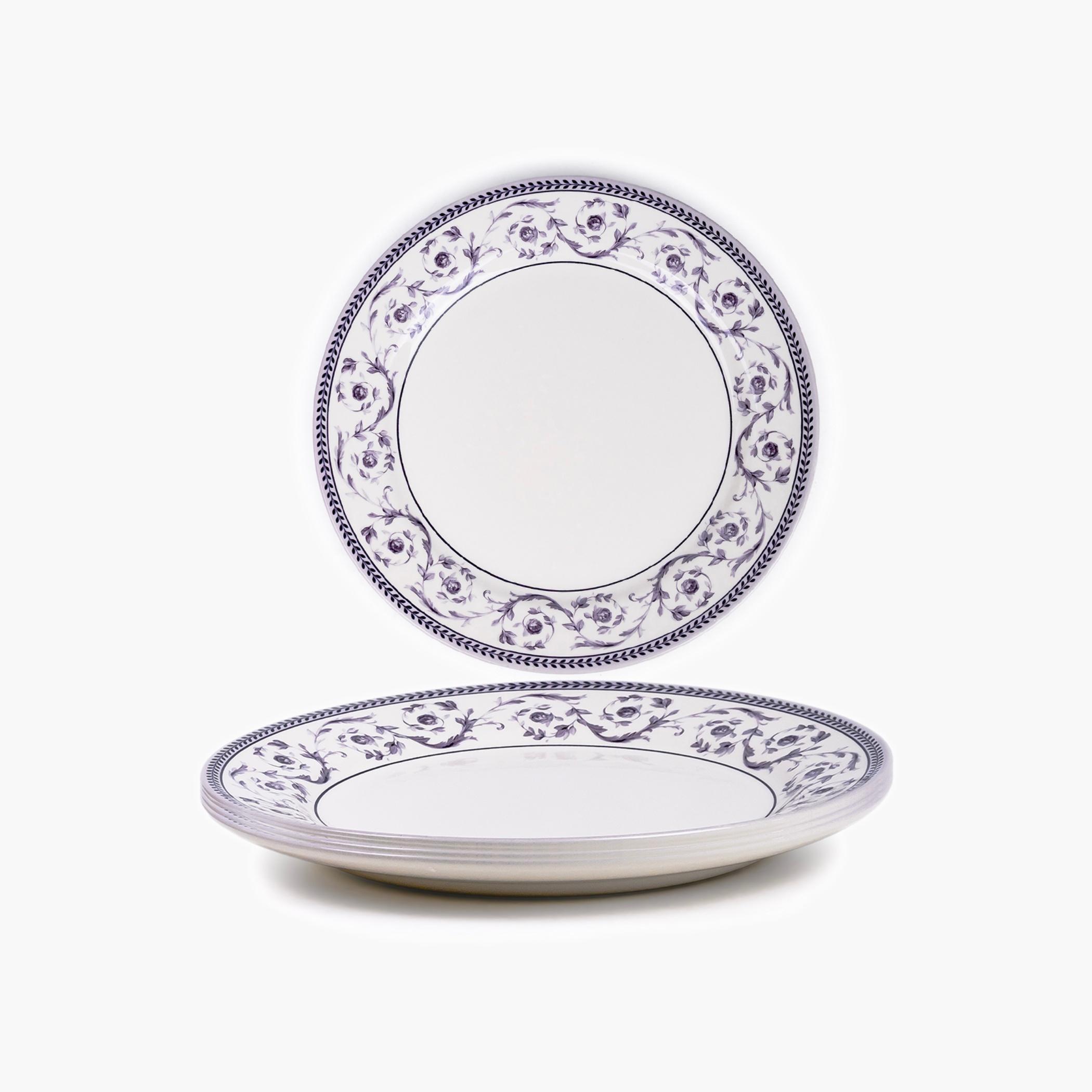 Floral Pattern Ceramic Dinner Plate-household-dining-dinnerware-plates-image-1
