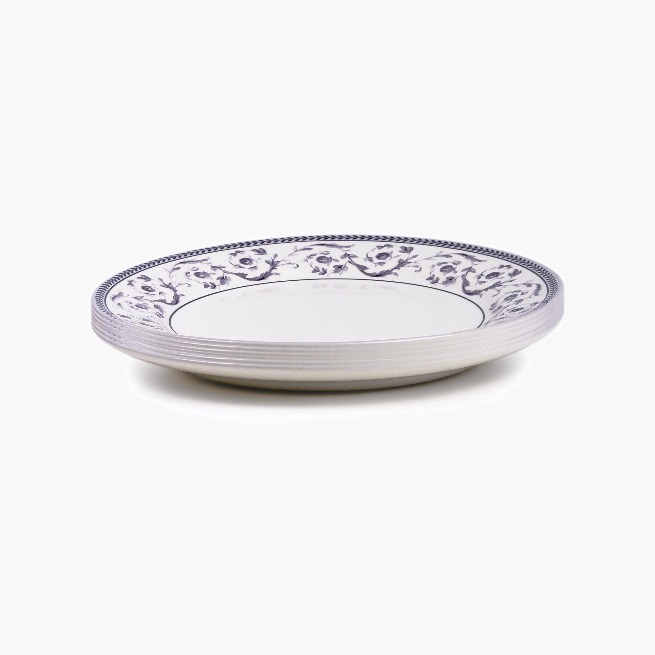 كلايتانطقم أطباق عشاء سيراميك منقوش-household-dining-dinnerware-plates-image-2