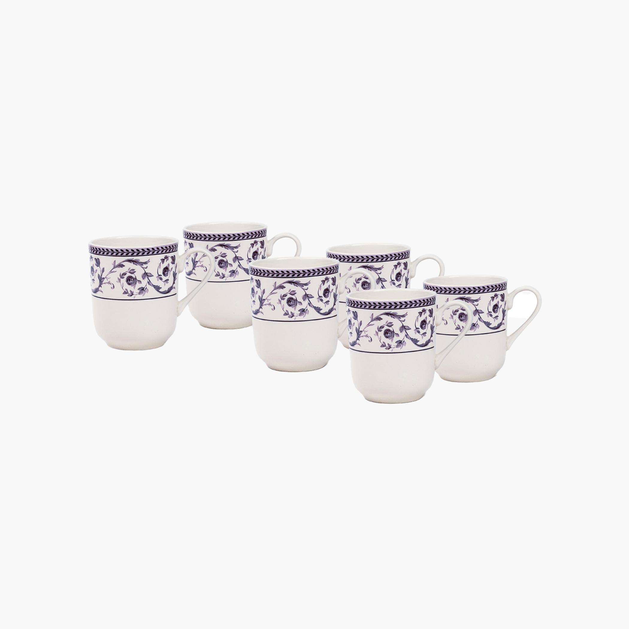 Floral Pattern Ceramic Coffee Mug-household-dining-teaandcoffee-mugsandcups-image-1