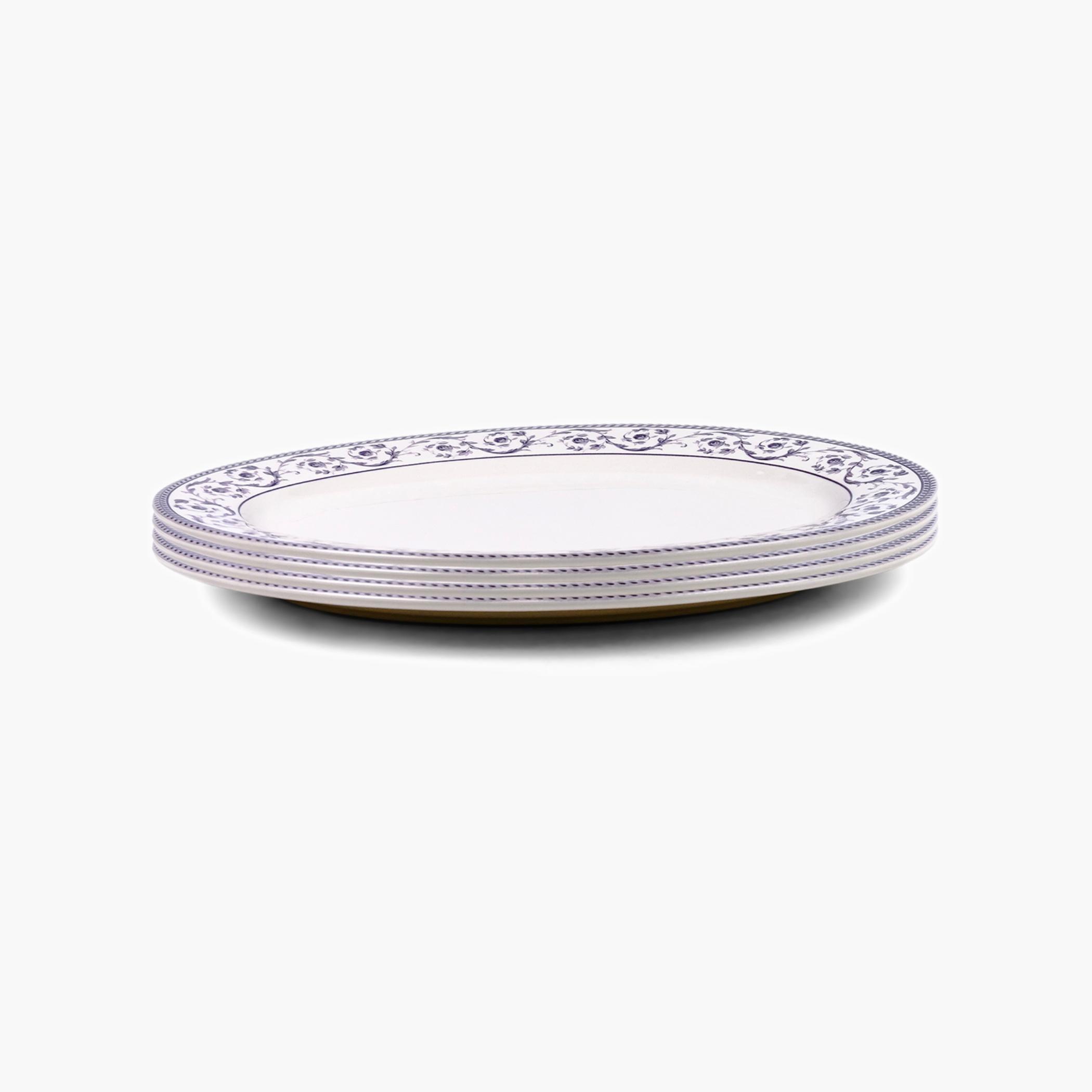 Patterned Oval Ceramic Serving Platter-household-dining-serveware-servingplatters-image-3