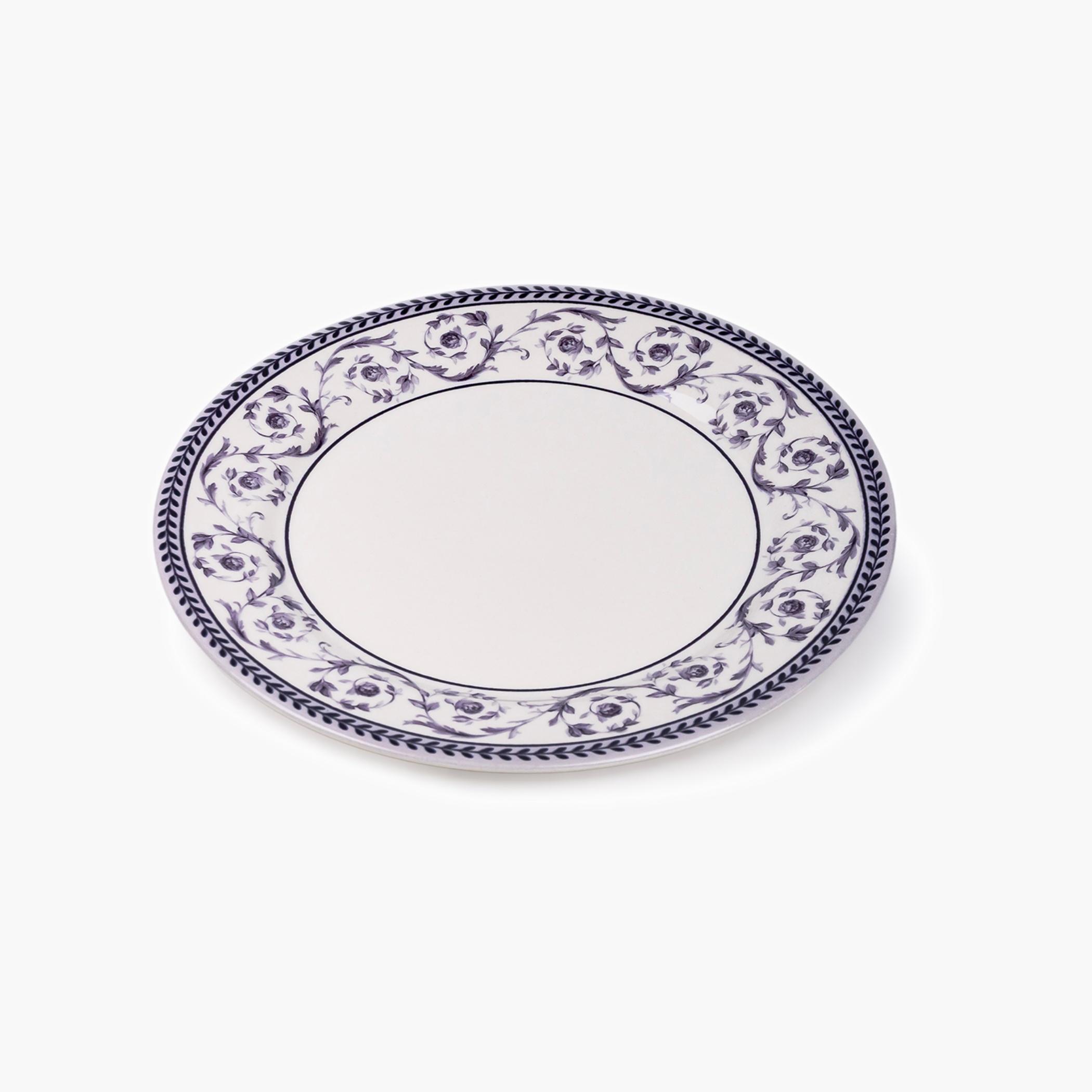 كلايتانطبق عشاء خزفي مزخرف-household-dining-dinnerware-plates-image-1