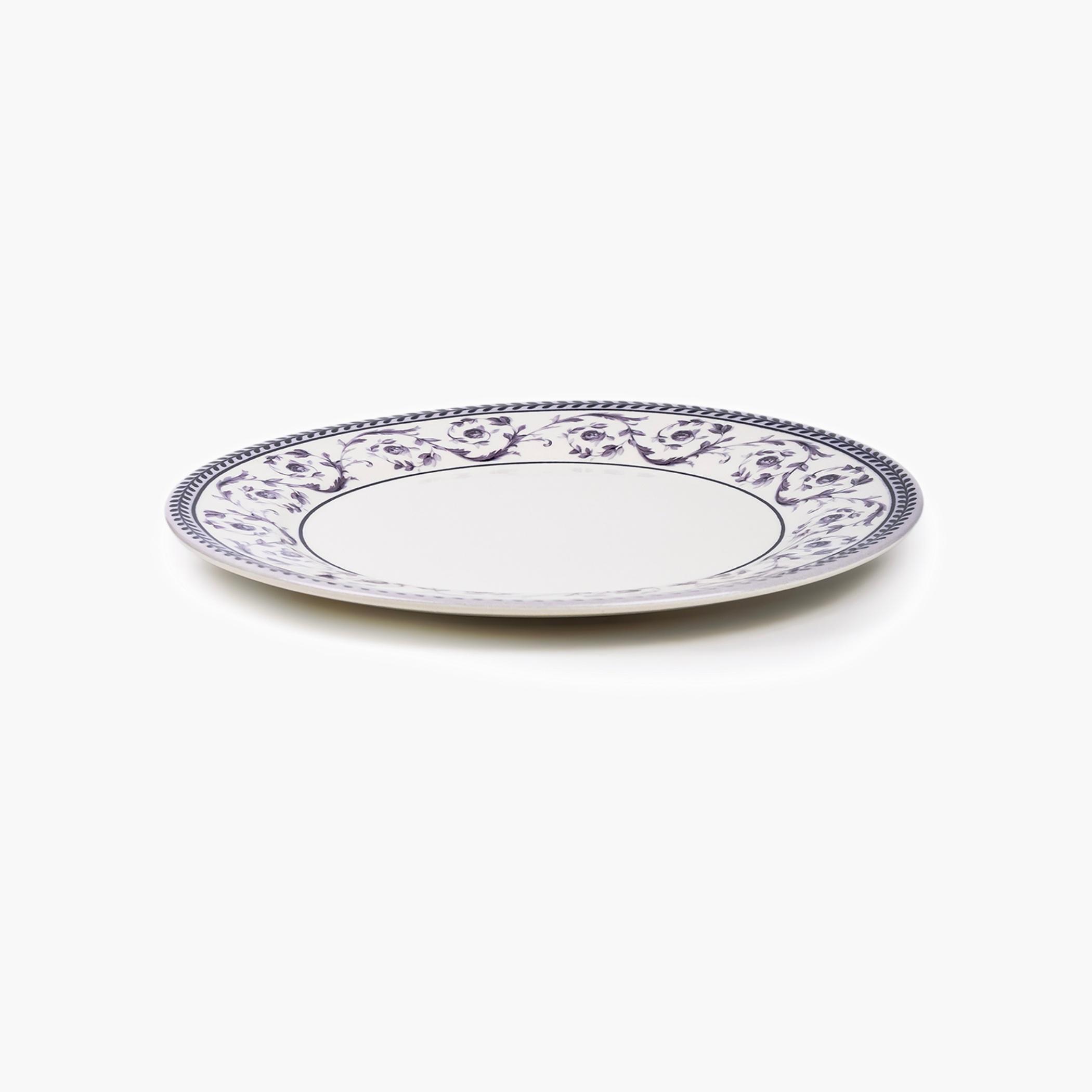 كلايتانطبق عشاء خزفي مزخرف-household-dining-dinnerware-plates-image-2