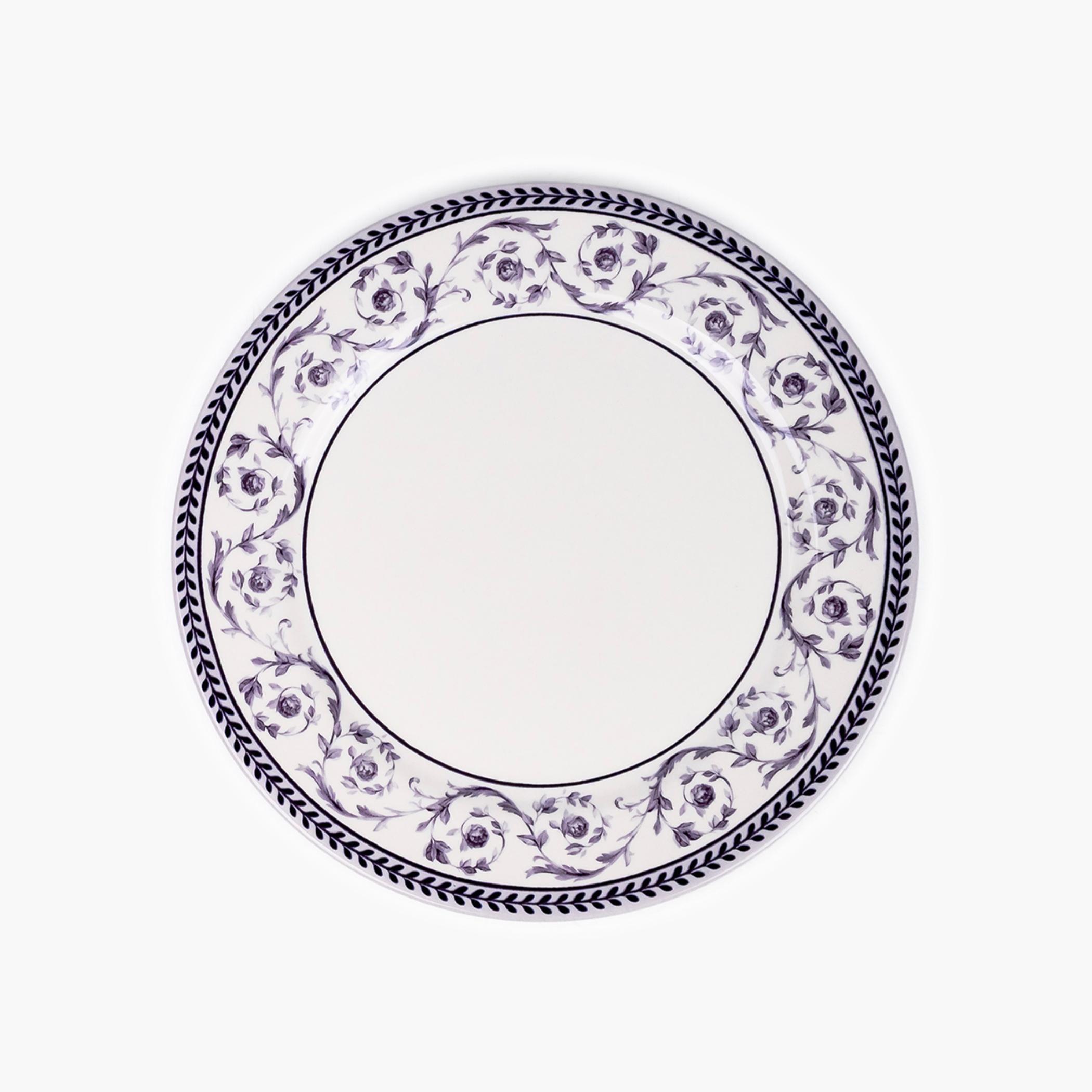 كلايتانطبق عشاء خزفي مزخرف-household-dining-dinnerware-plates-image-3