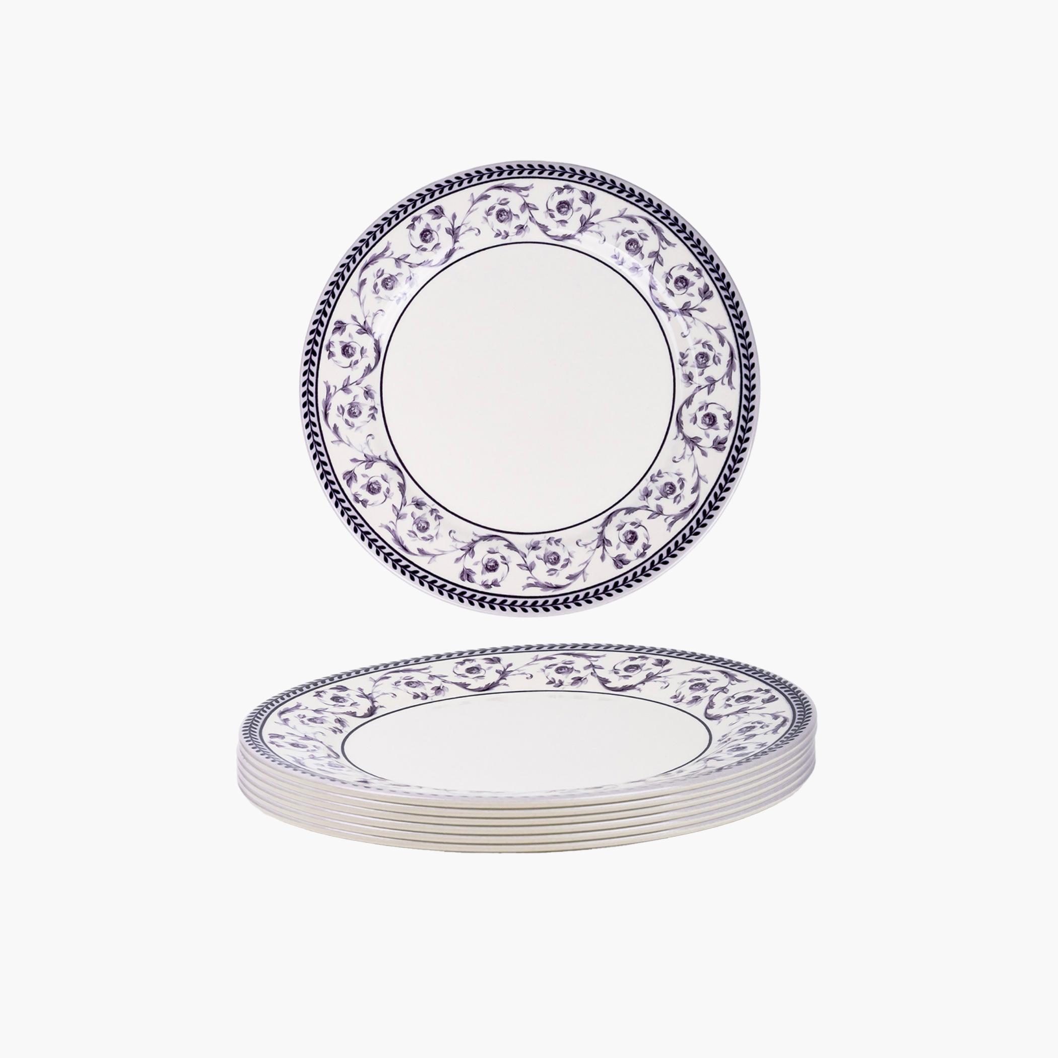 كلايتانطقم أطباق عشاء بنمط زهري-household-dining-dinnerware-plates-image-1