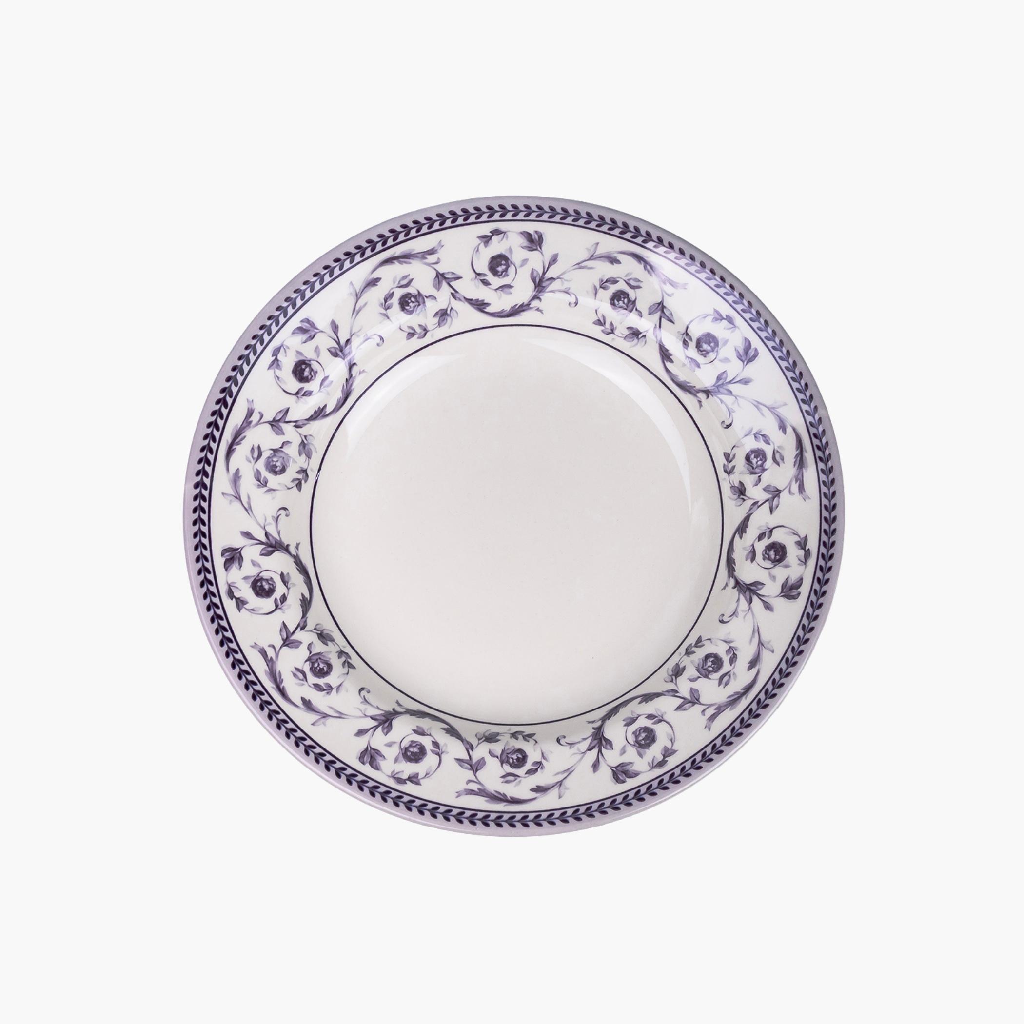 كلايتانطبق شوربة سيراميك مزخرف 9.1 بوصة-household-dining-dinnerware-plates-image-1