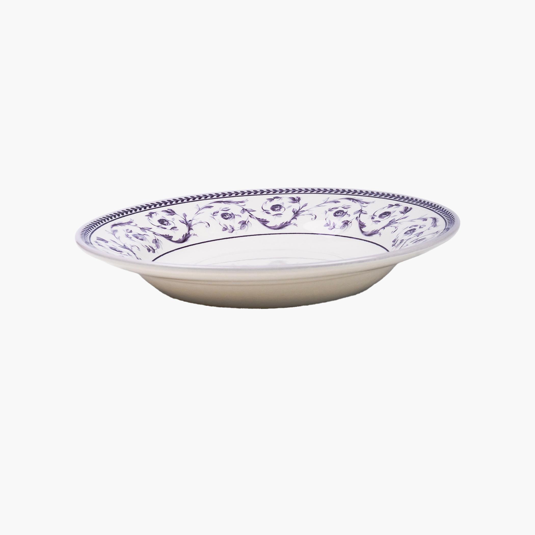 كلايتانطبق شوربة سيراميك مزخرف 9.1 بوصة-household-dining-dinnerware-plates-image-3