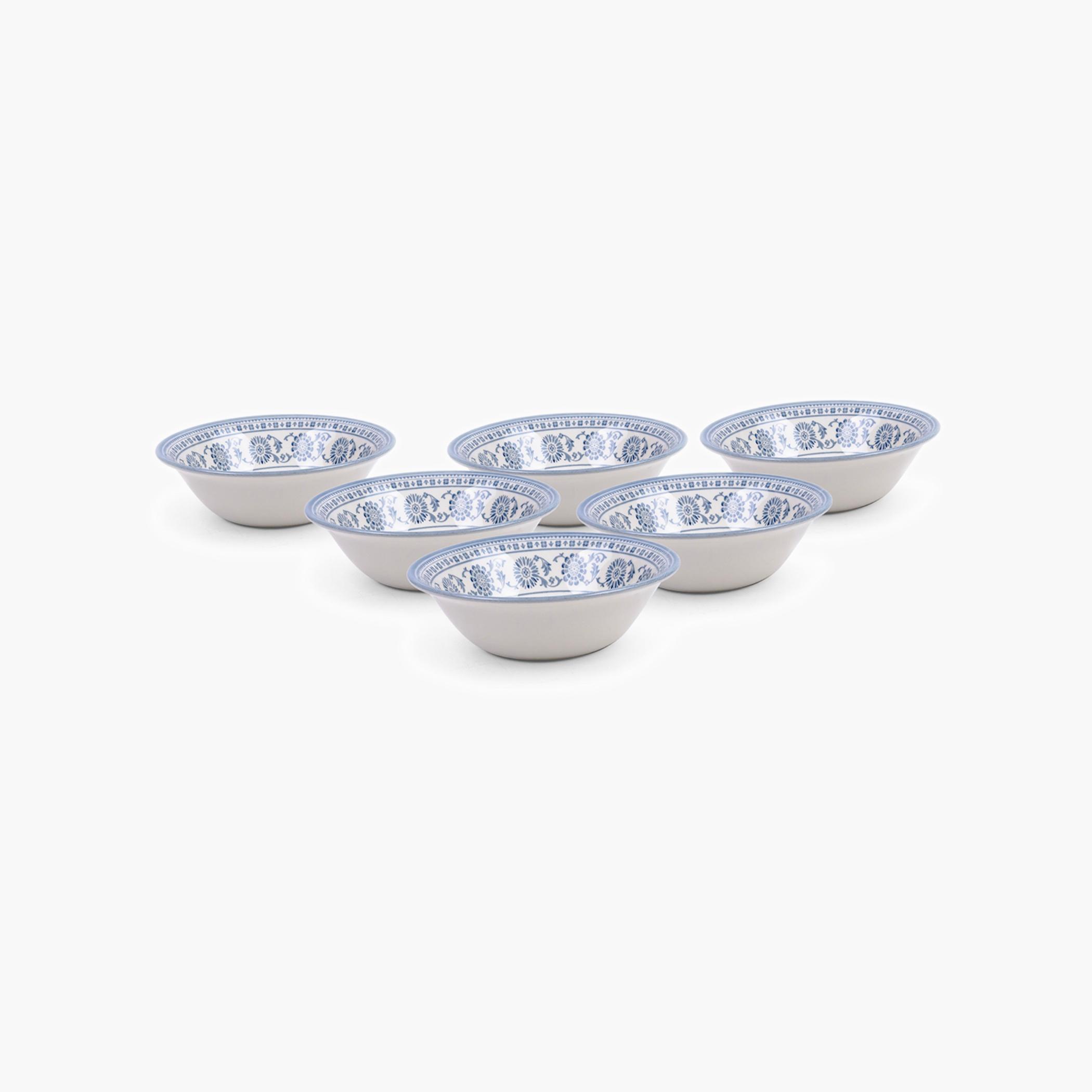 Floral Pattern Ceramic Serving Bowl-household-dining-dinnerware-bowls-image-4