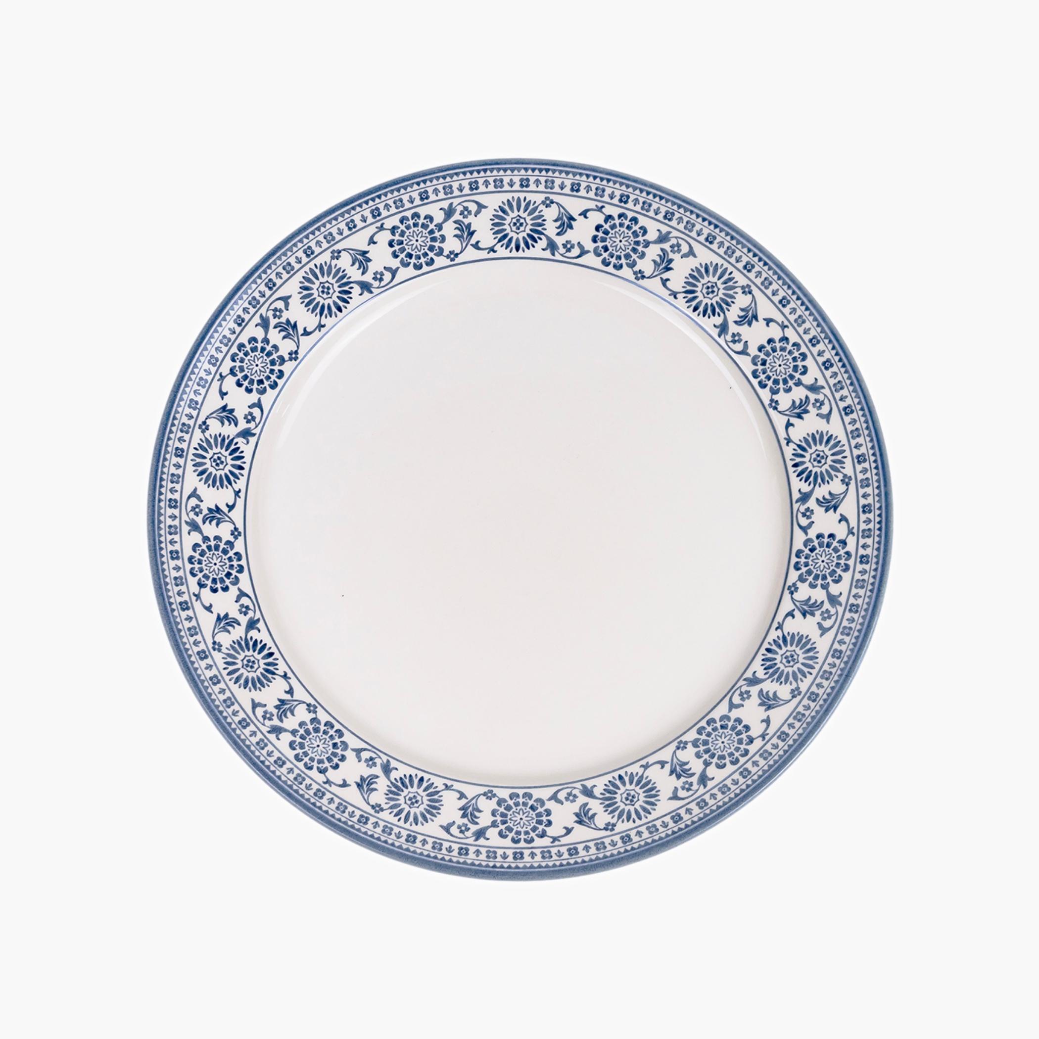كلايتانطبق عشاء بورسلين بحافة مزخرفة بالزهور-household-dining-dinnerware-plates-image-2