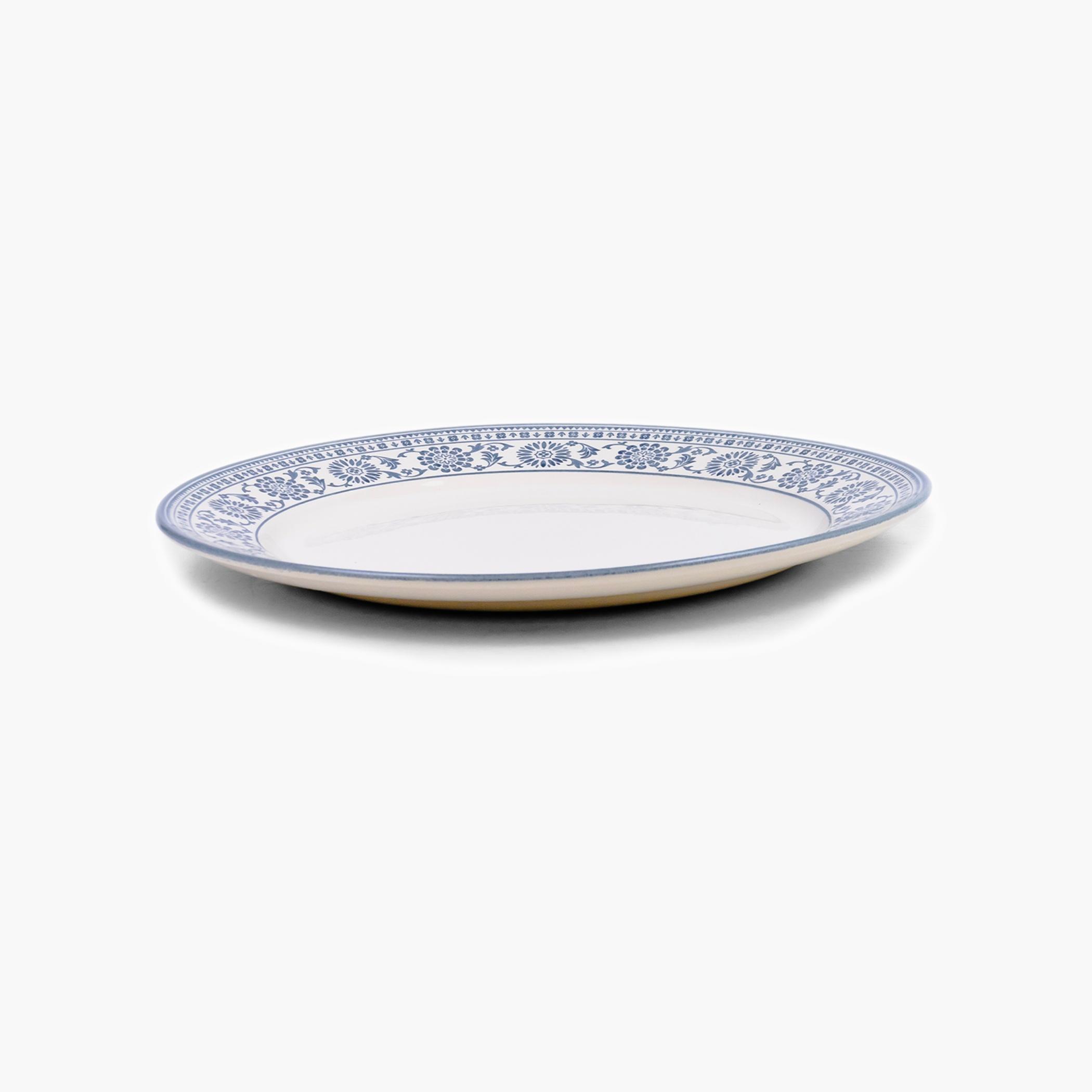 Floral Rim Porcelain Dinner Plate-household-dining-dinnerware-plates-image-4