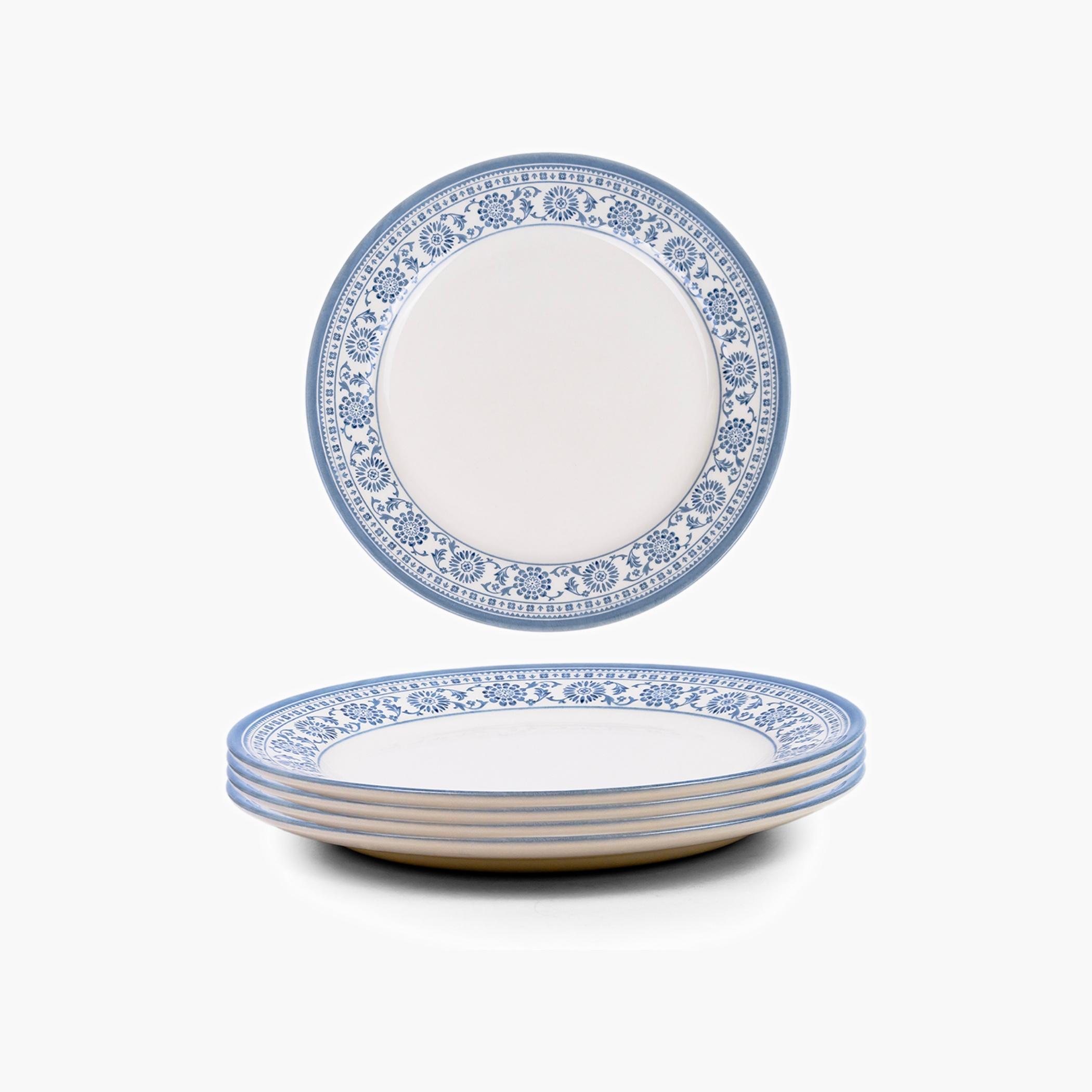 كلايتانطقم أطباق عشاء بحواف مزخرفة-household-dining-dinnerware-plates-image-1