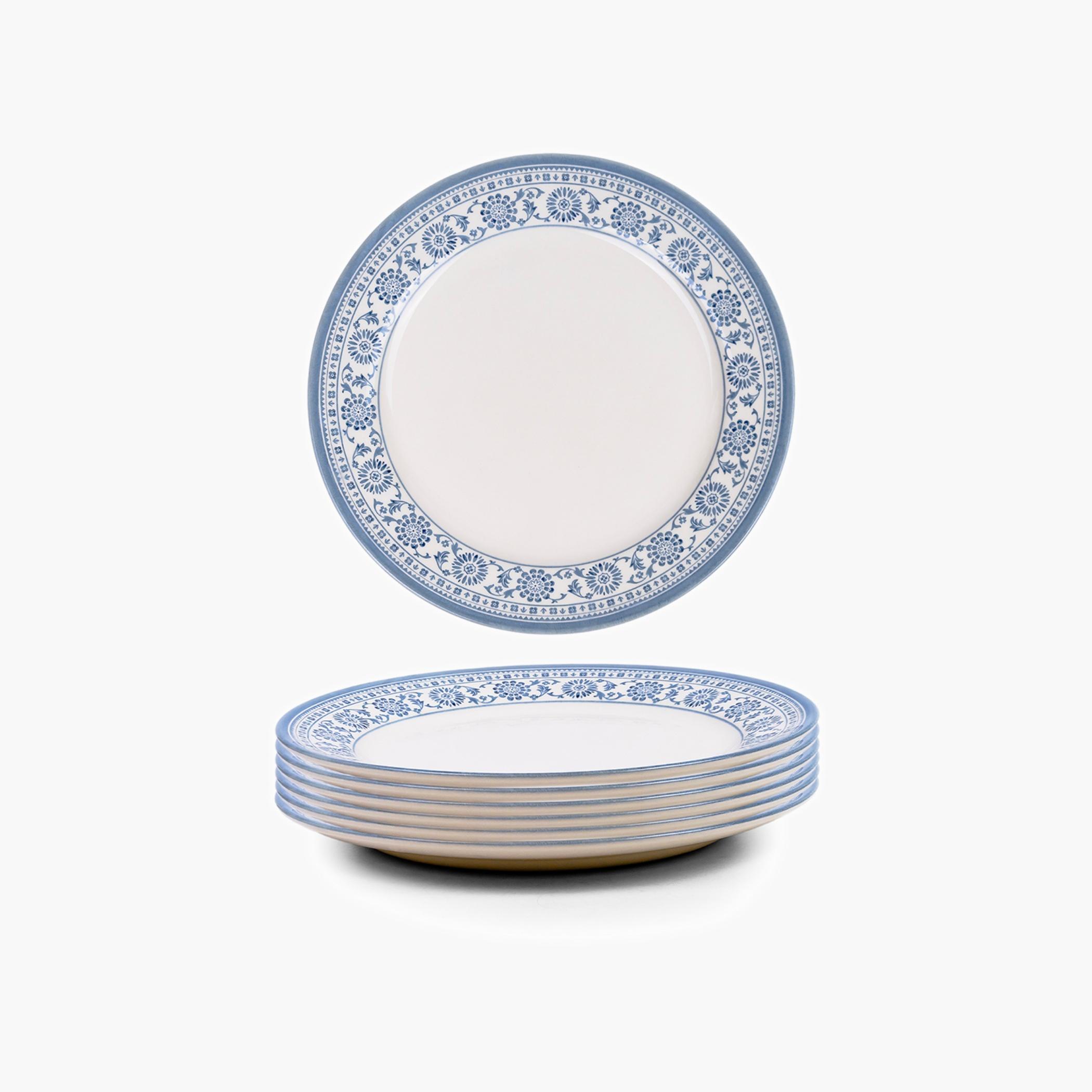كلايتانطقم أطباق عشاء بحافة مزهرة-household-dining-dinnerware-plates-image-1