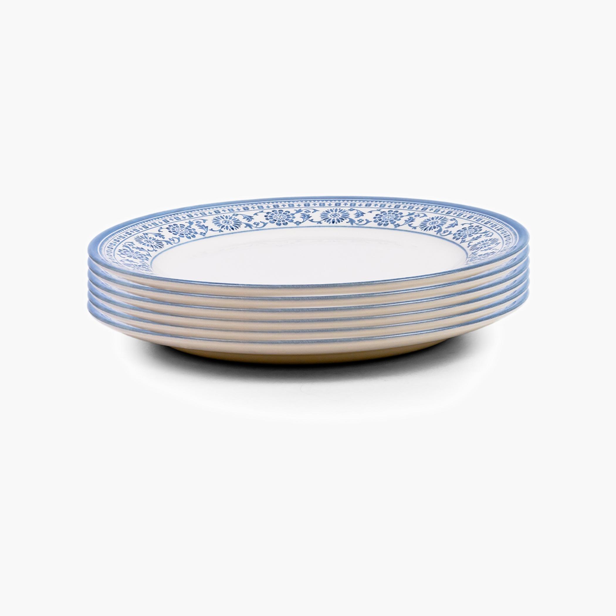 كلايتانطقم أطباق عشاء بحافة مزهرة-household-dining-dinnerware-plates-image-2