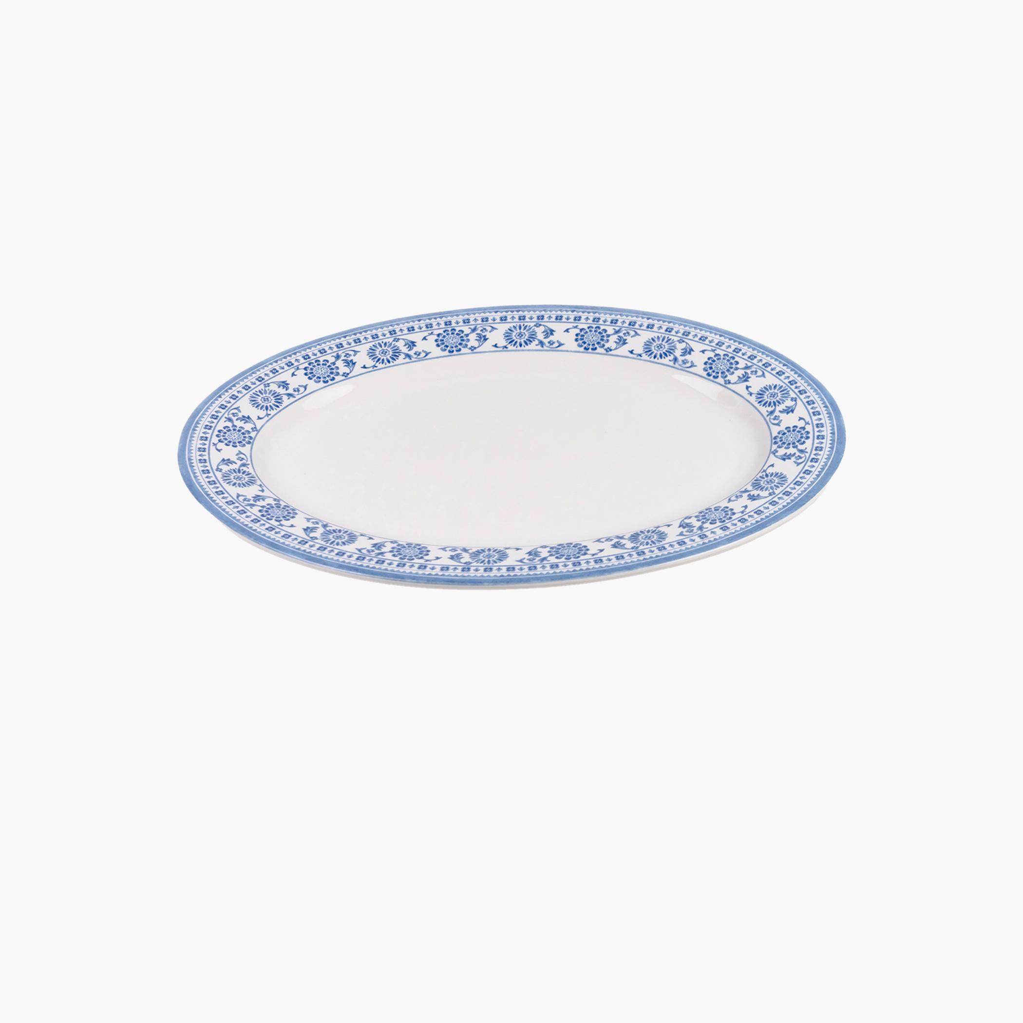 Floral Oval Ceramic Serving Platter-household-dining-serveware-servingplatters-image-1