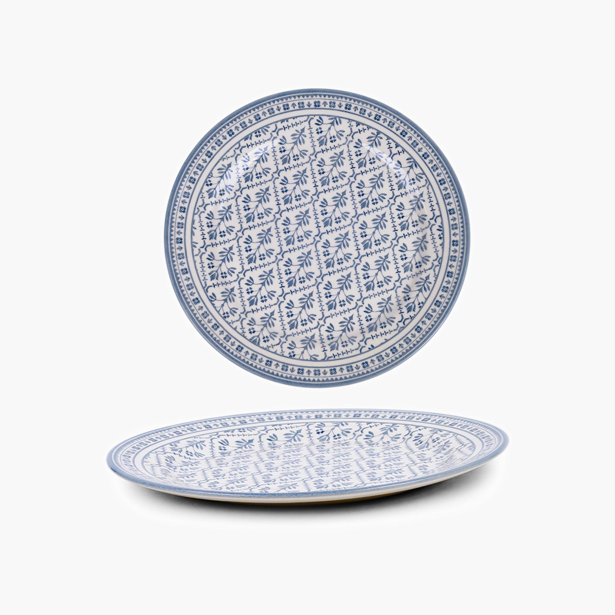 كلايتانطبق عشاء سيراميك منقوش-household-dining-dinnerware-plates-image-2