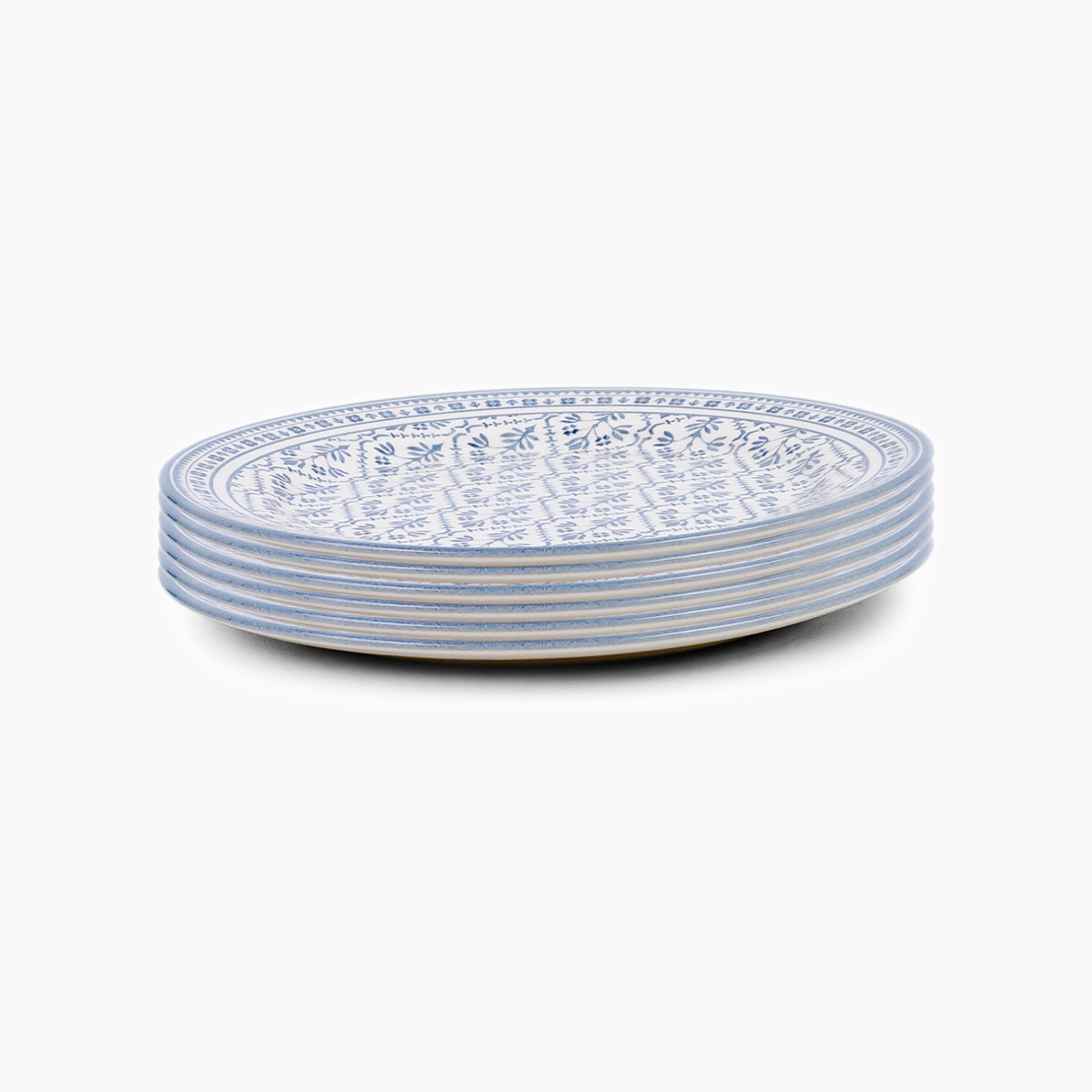Patterned Ceramic Dinner Plates-household-dining-dinnerware-plates-image-2