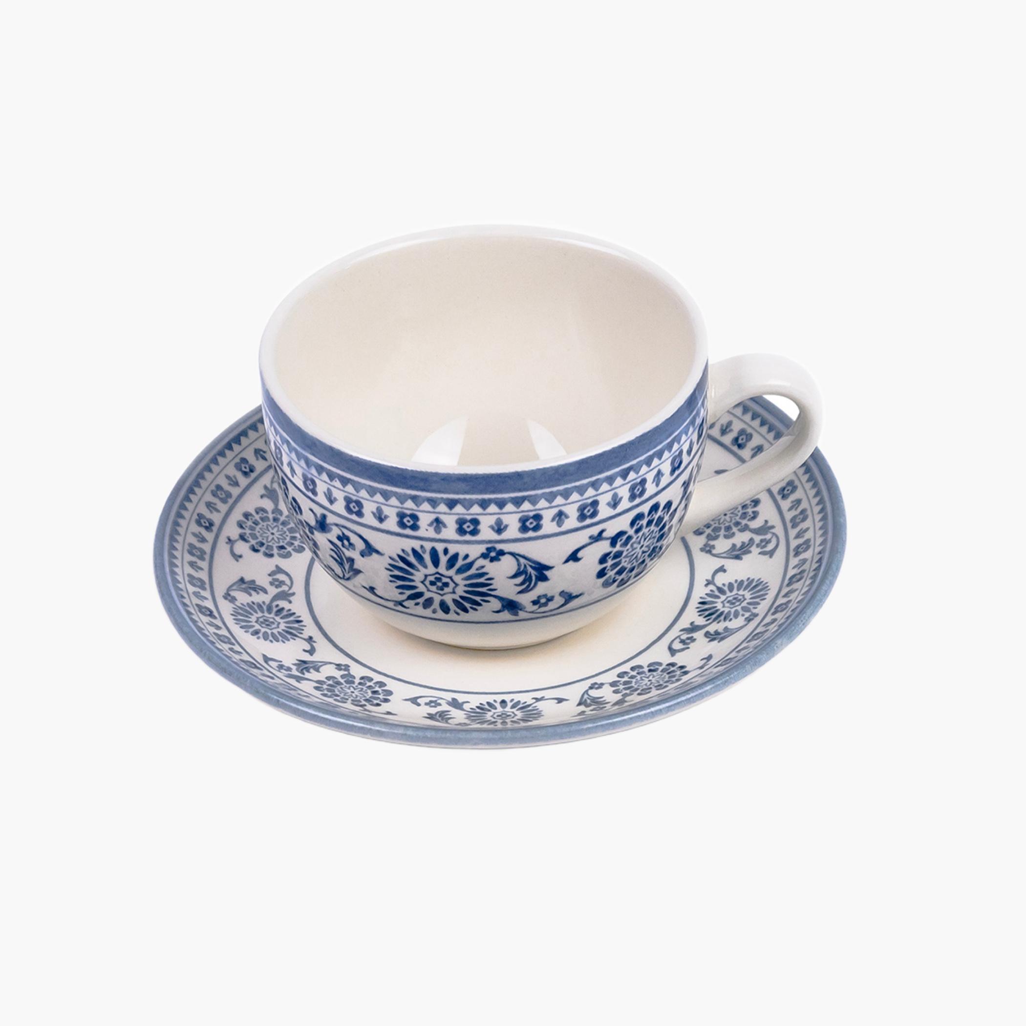 Patterned Porcelain Coffee Cup Set-household-dining-teaandcoffee-mugsandcups-image-3