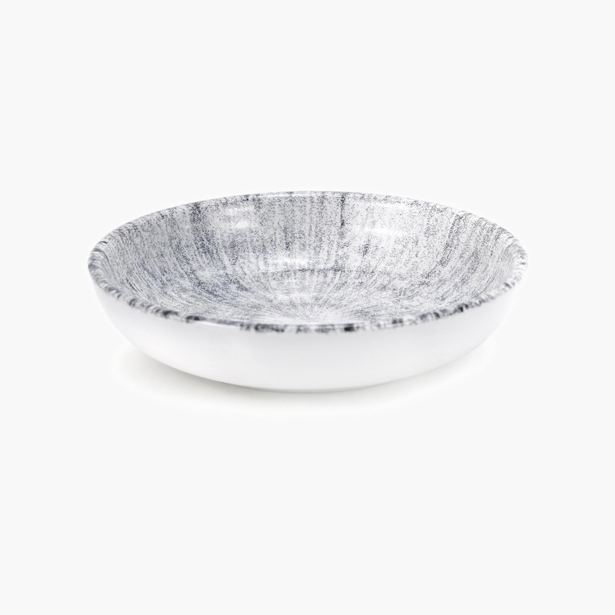 إديساوعاء تقديم سيراميك مزخرف، رمادي 13 سم-household-dining-dinnerware-bowls-image-1