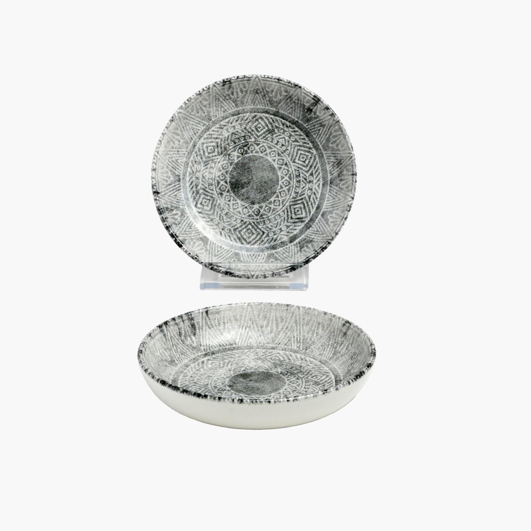 Patterned Ceramic Serving Bowl, 13cm-household-dining-dinnerware-bowls-image-3