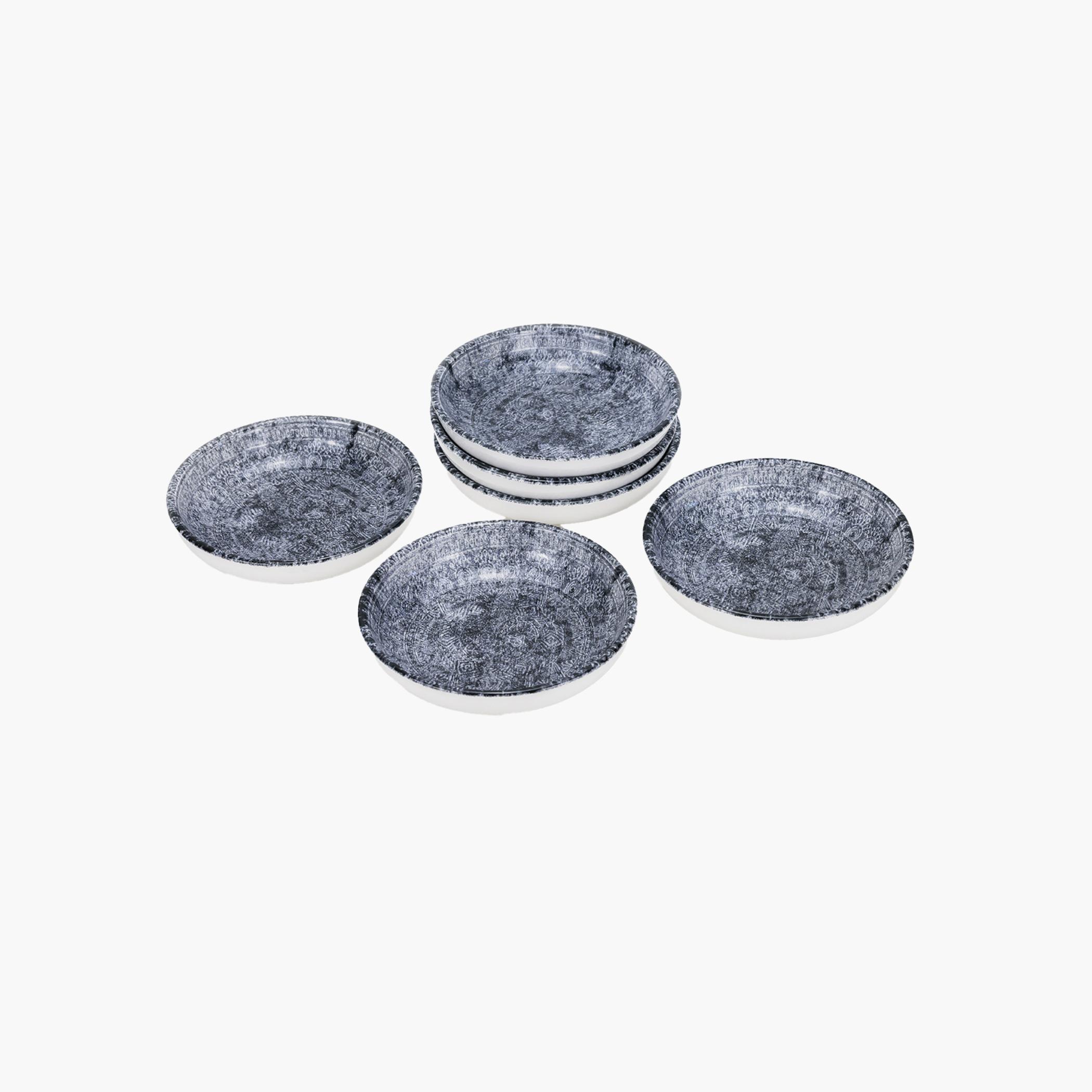 Textured Ceramic Round Serving Bowl Set-household-dining-dinnerware-bowls-image-1