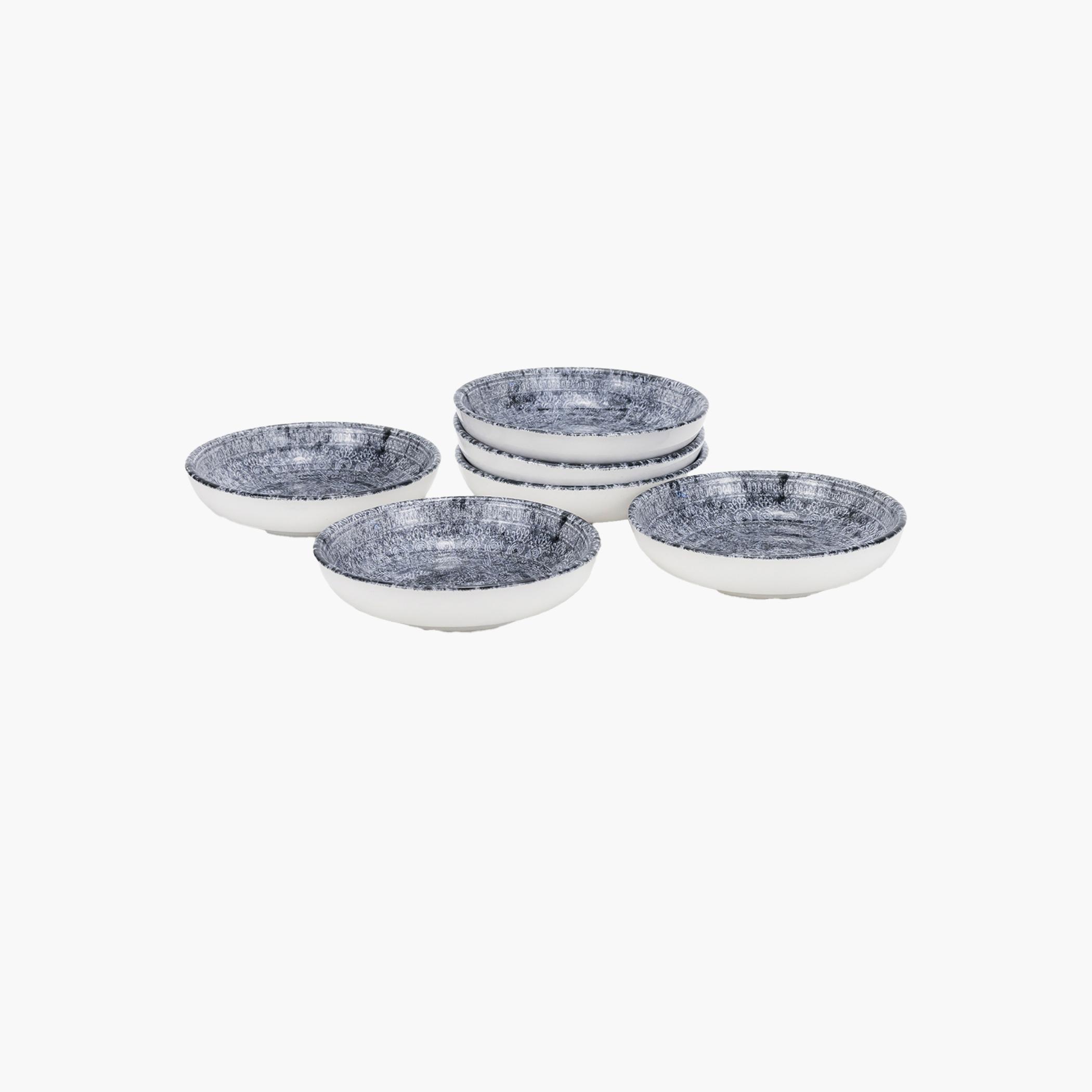 Textured Ceramic Round Serving Bowl Set-household-dining-dinnerware-bowls-image-2