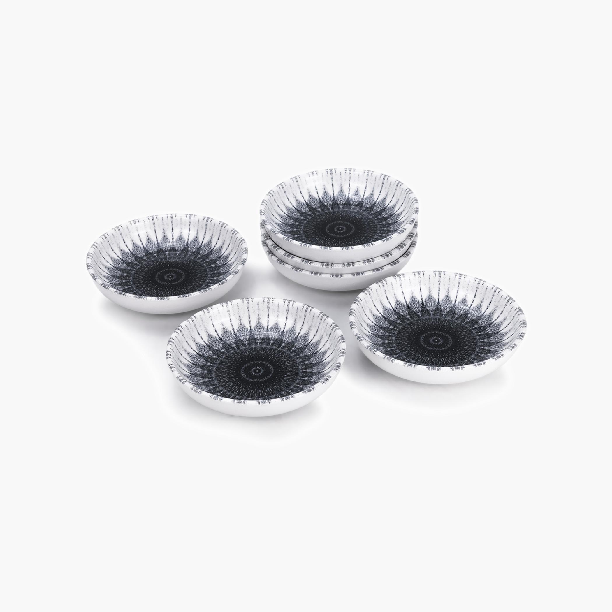 Mandala Ceramic Round Serving Bowls, Set of Two-household-dining-dinnerware-bowls-image-1