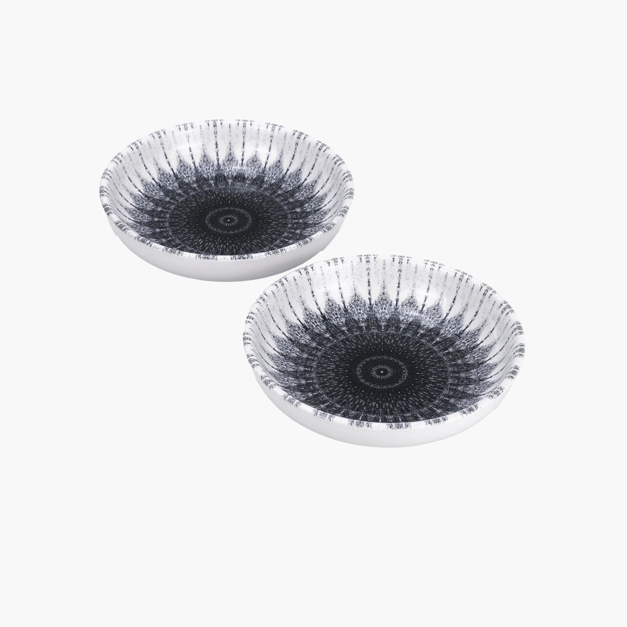 Mandala Ceramic Round Serving Bowls, Set of Two-household-dining-dinnerware-bowls-image-2