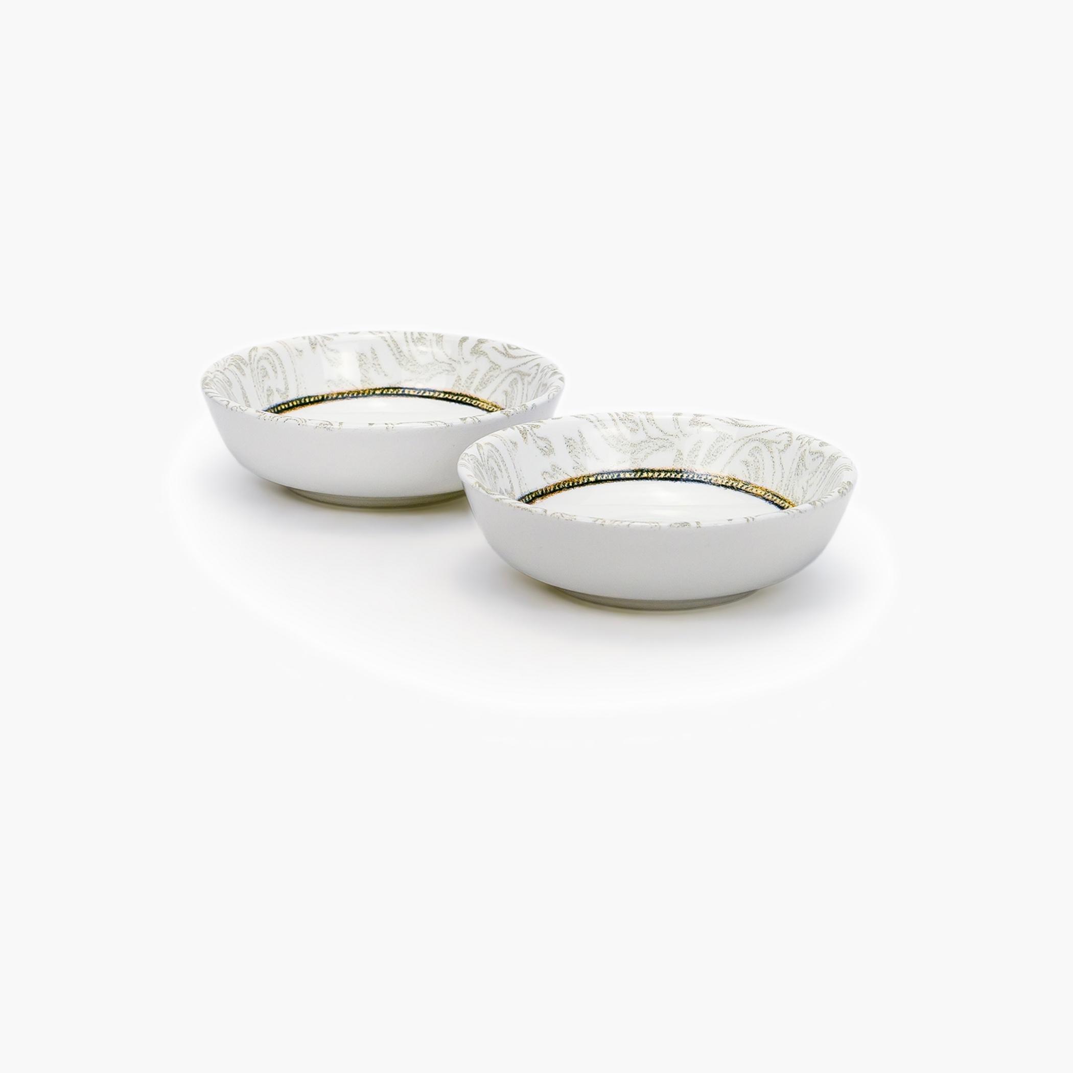 Patterned Ceramic Snack Bowl Set-household-dining-dinnerware-bowls-image-2