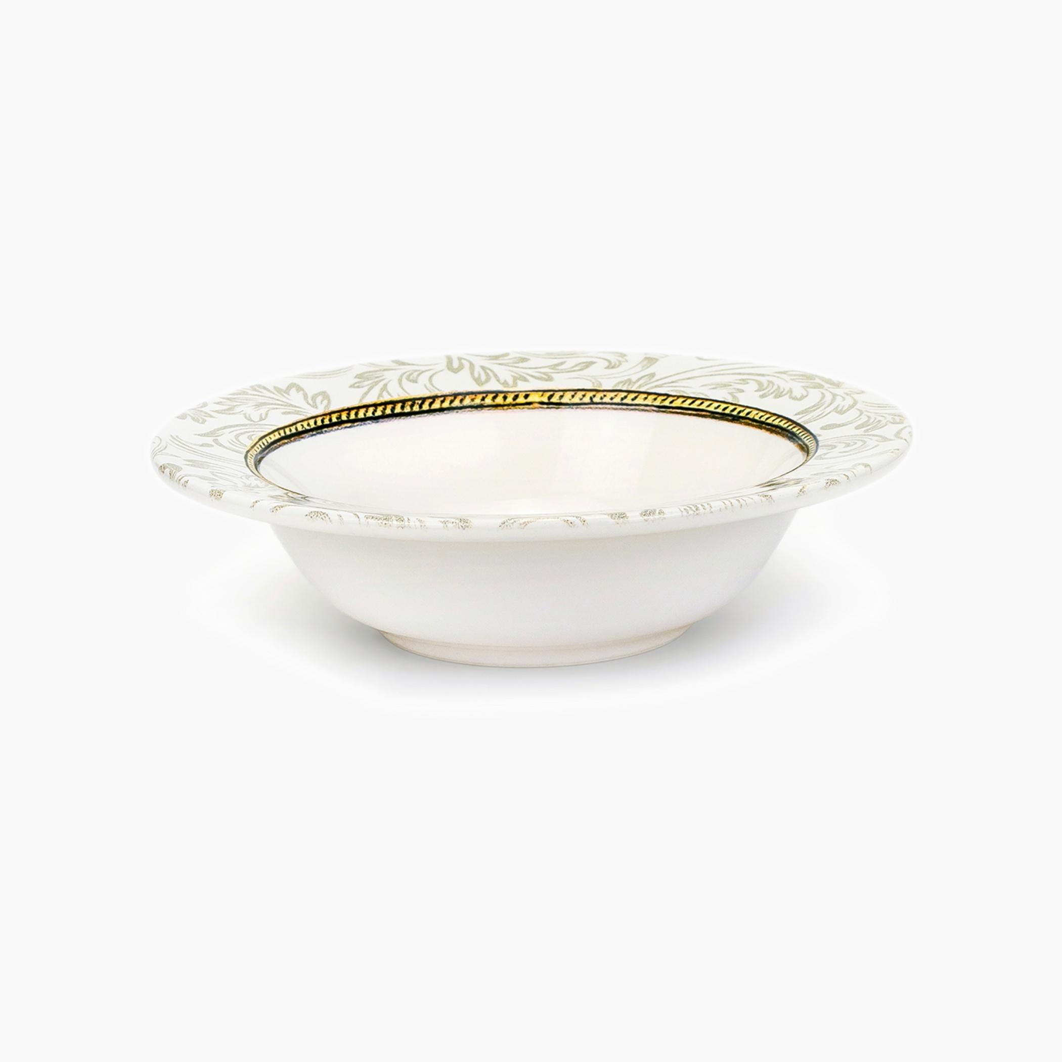 Elegant Patterned Ceramic Serving Bowl-household-dining-dinnerware-bowls-image-1